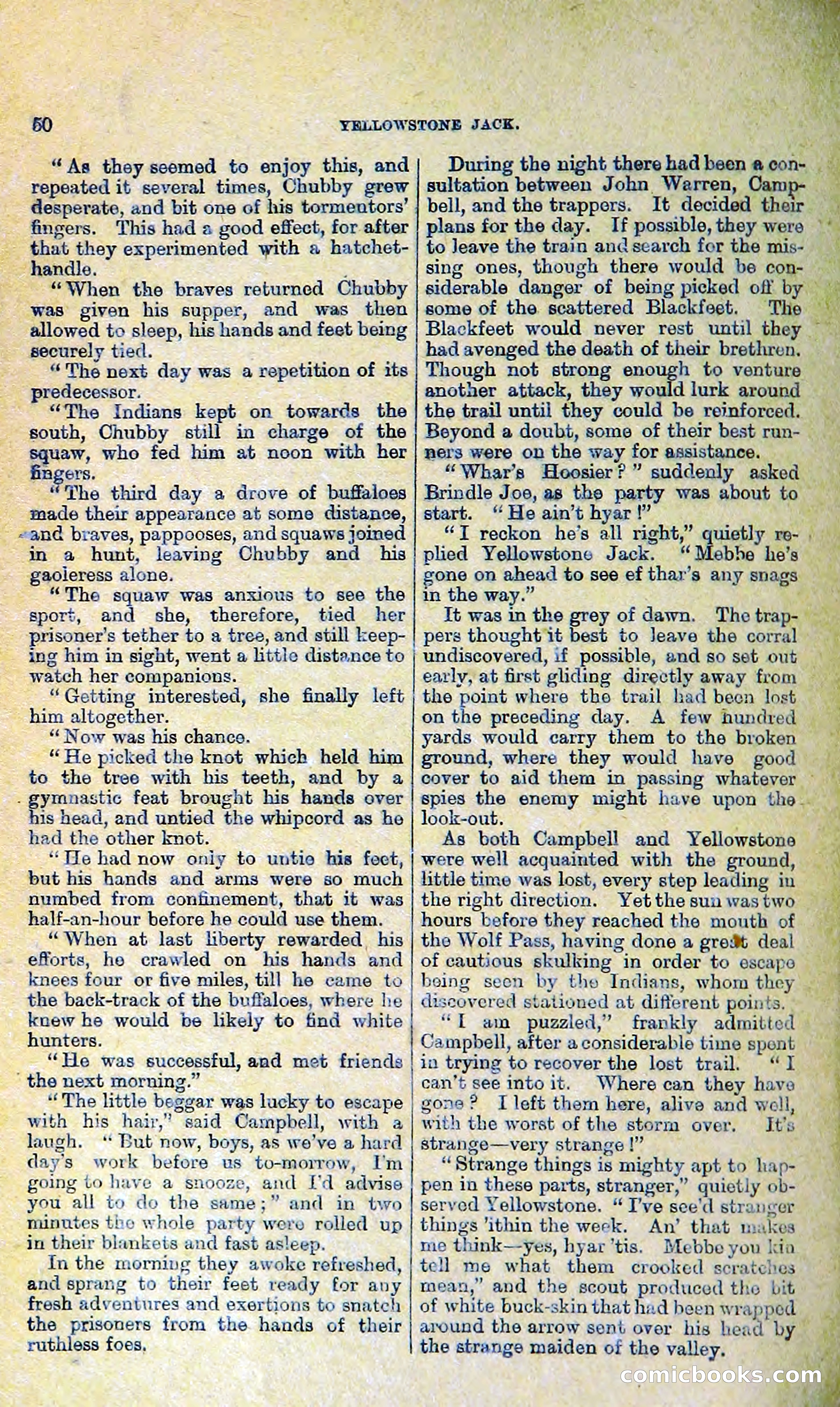 Yellowstone Jack: Trappers of the Enchanted Ground — page 52 of 68