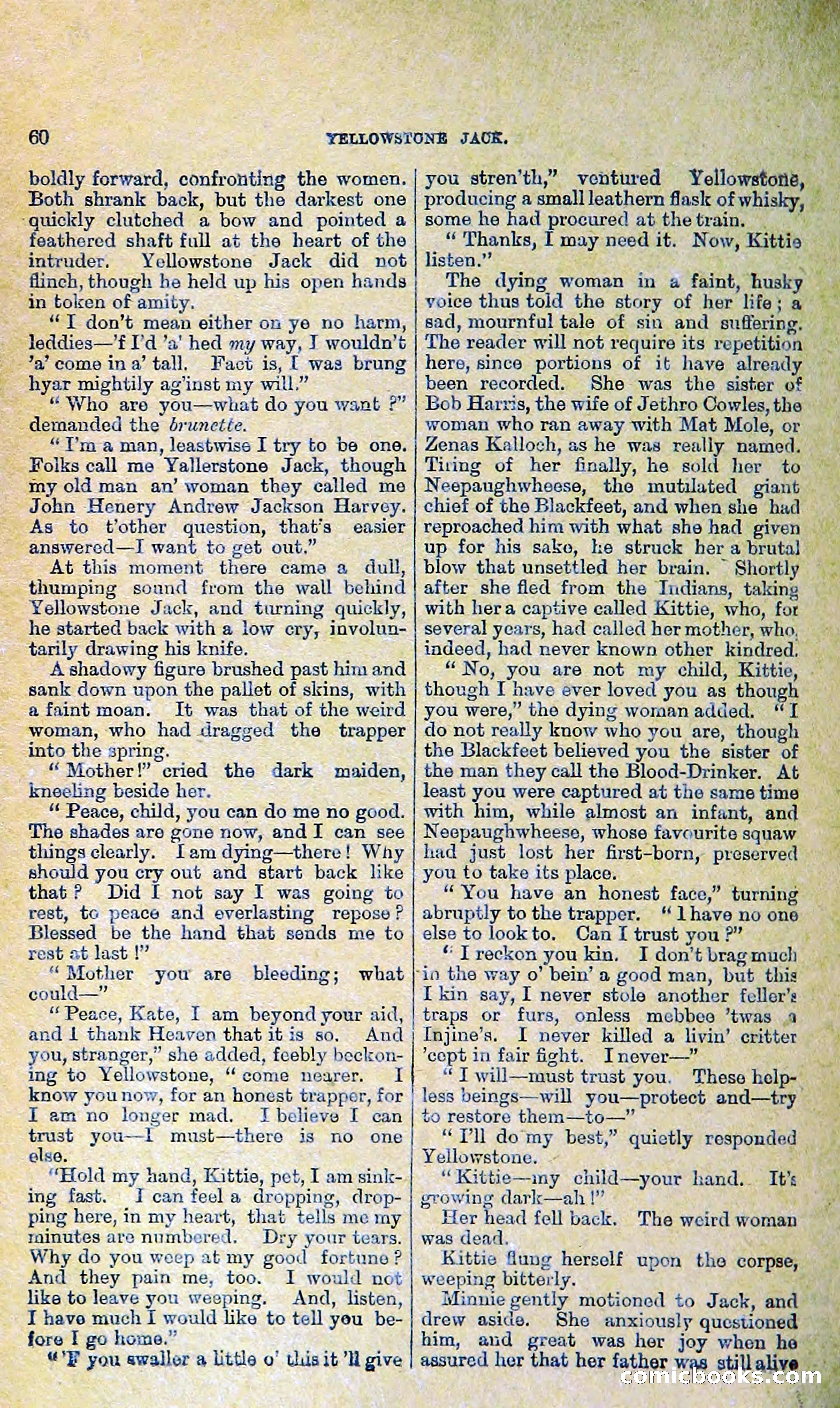 Yellowstone Jack: Trappers of the Enchanted Ground — page 62 of 68