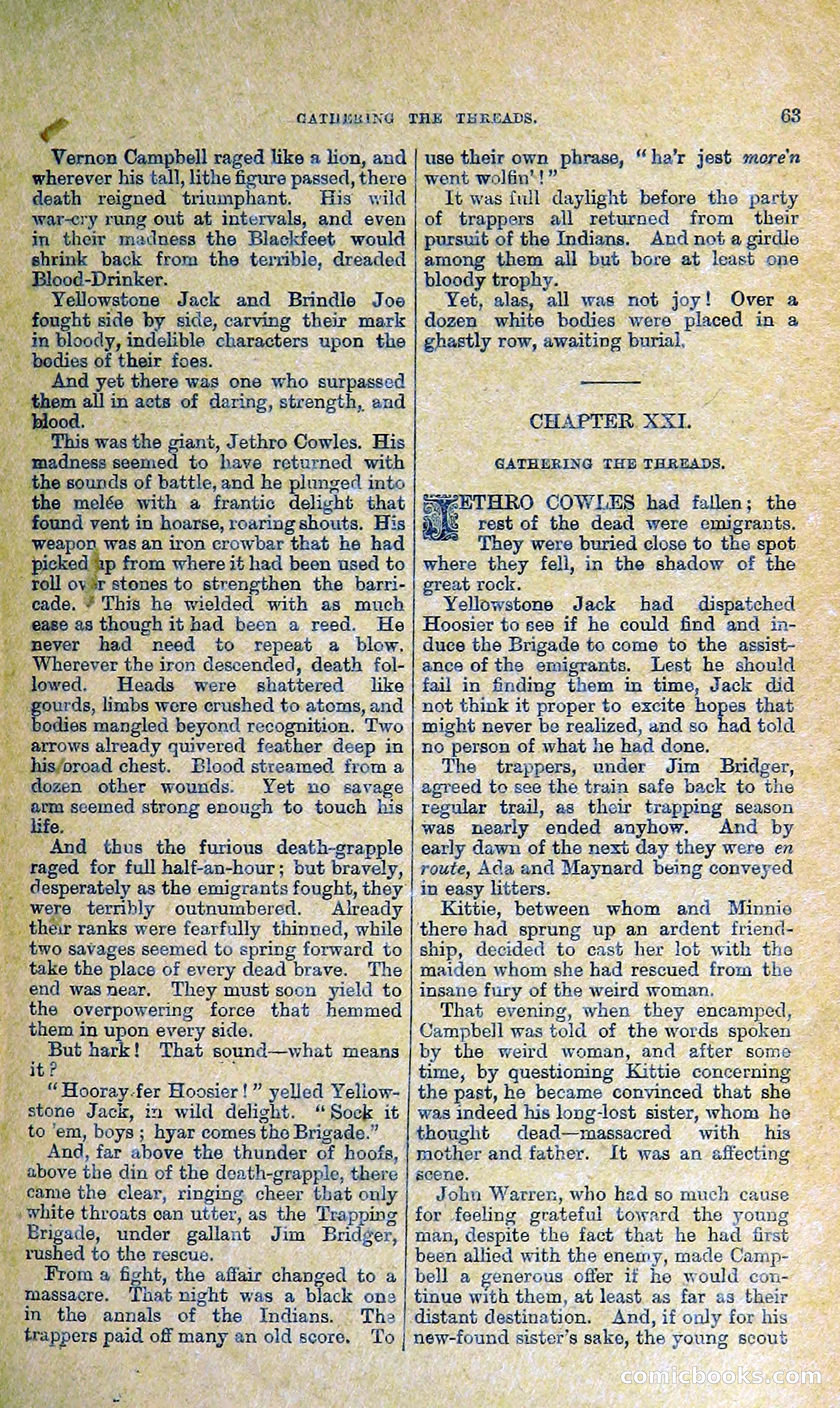 Yellowstone Jack: Trappers of the Enchanted Ground — page 65 of 68