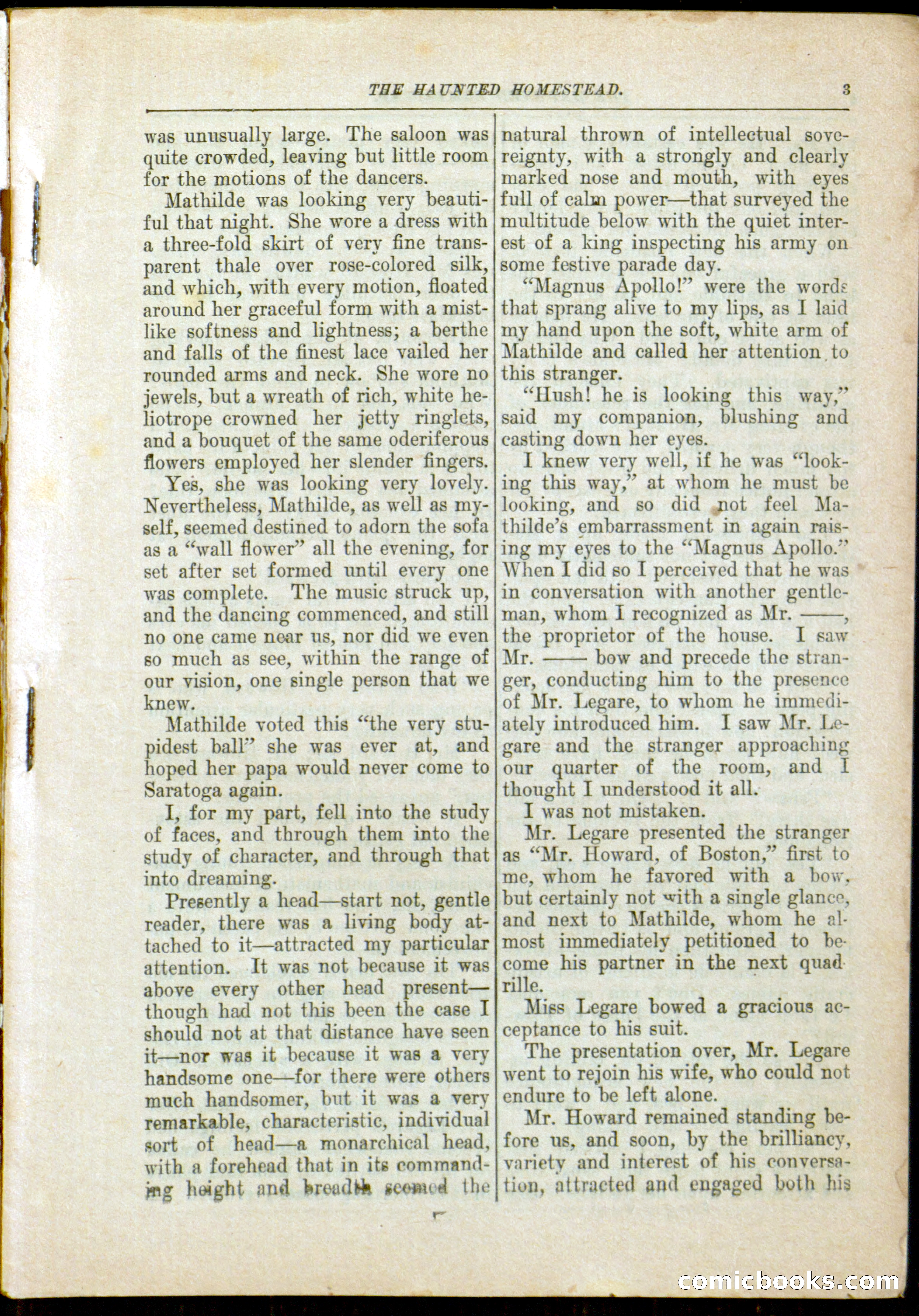 The Arm Chair Library No. 79: The Haunted Homestead — page 5 of 64