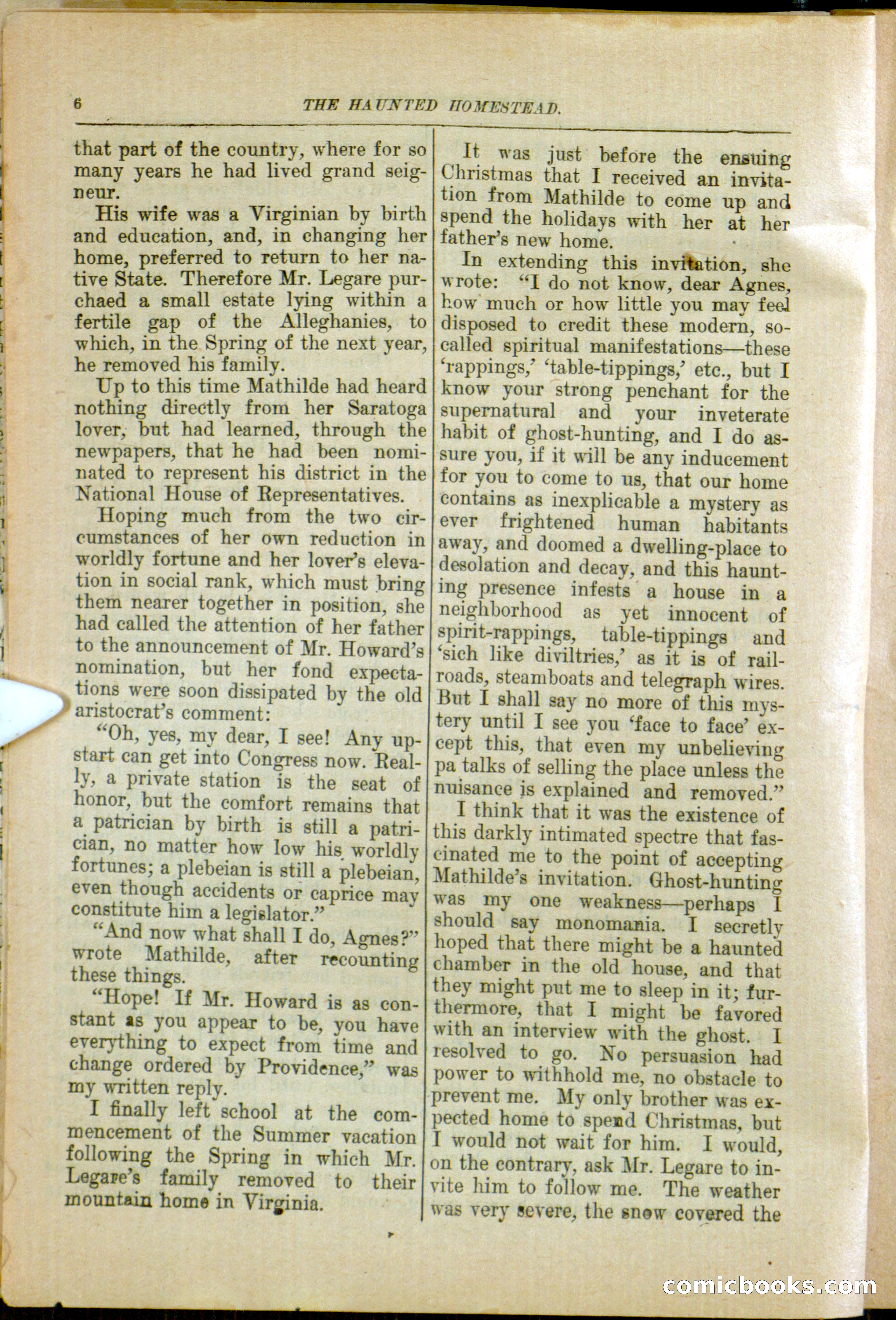 The Arm Chair Library No. 79: The Haunted Homestead — page 8 of 64