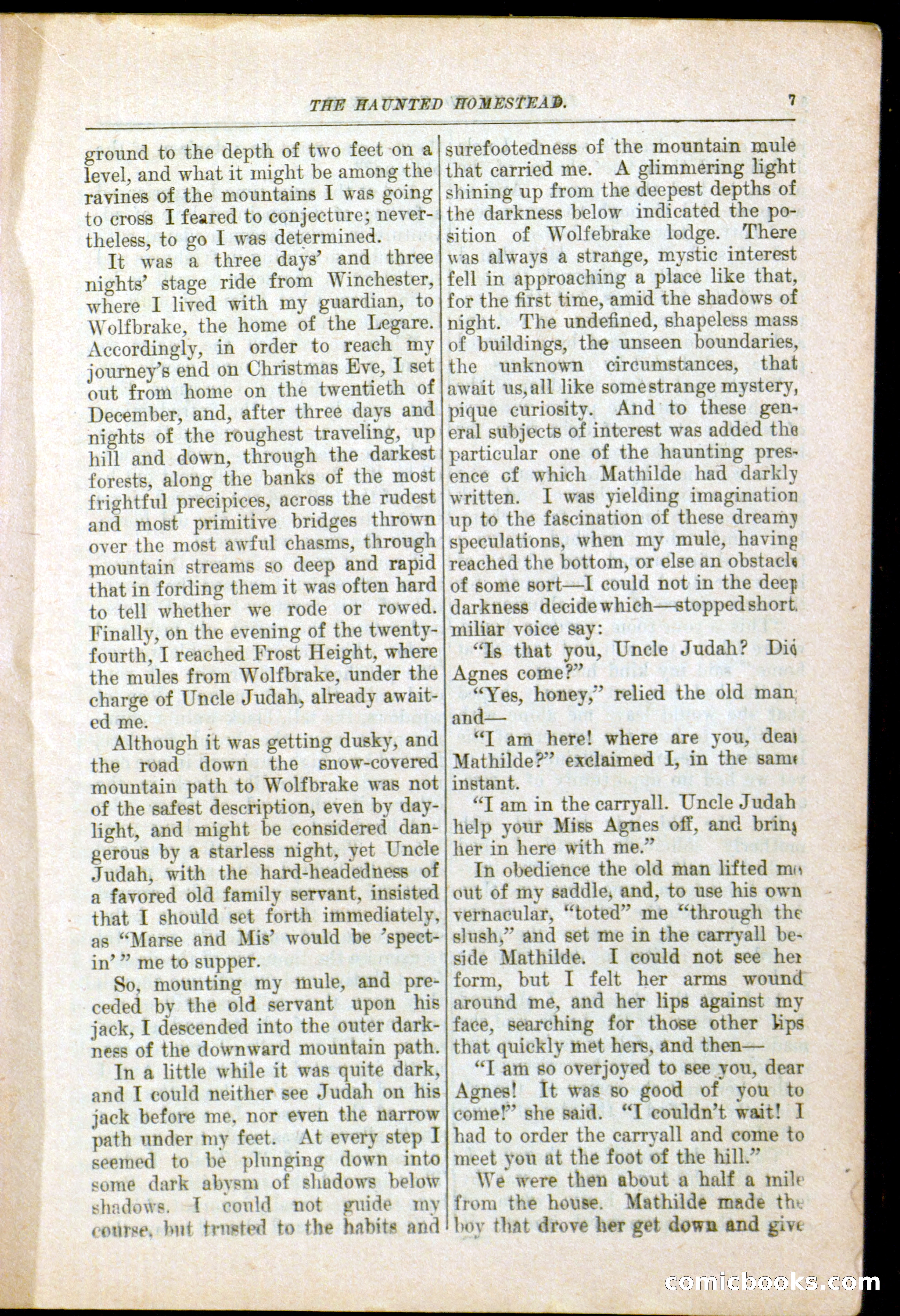 The Arm Chair Library No. 79: The Haunted Homestead — page 9 of 64