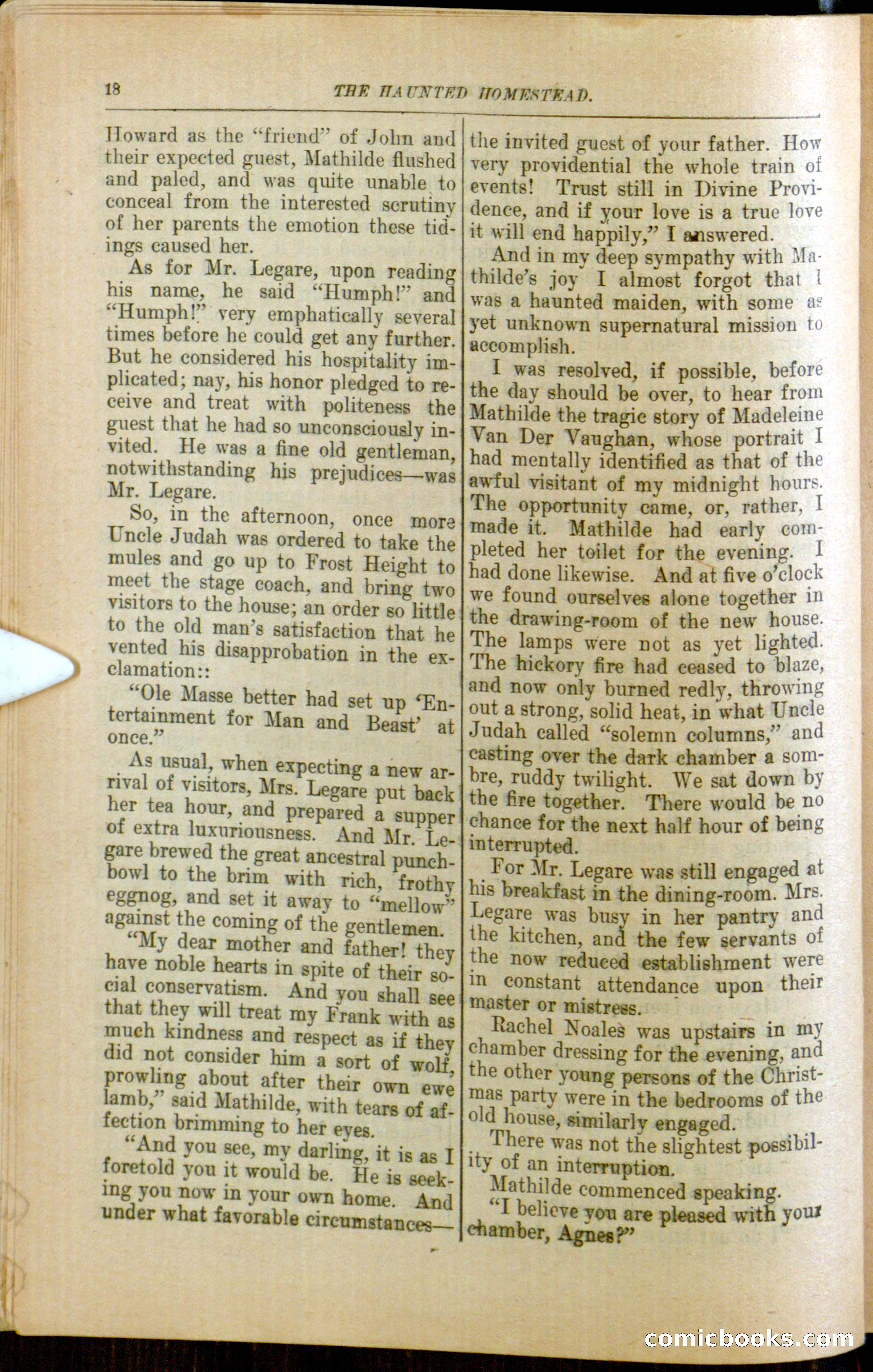 The Arm Chair Library No. 79: The Haunted Homestead — page 20 of 64