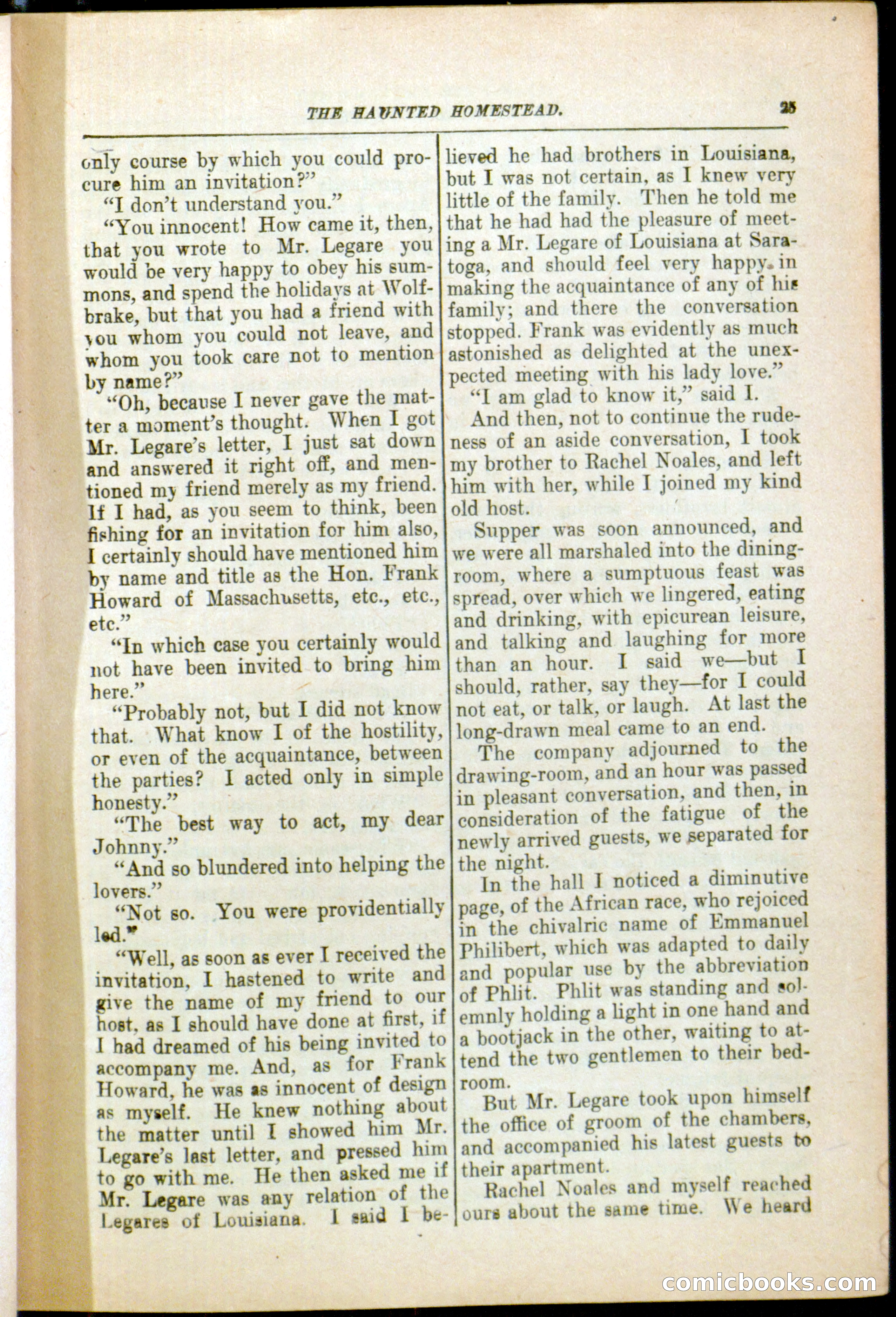 The Arm Chair Library No. 79: The Haunted Homestead — page 27 of 64
