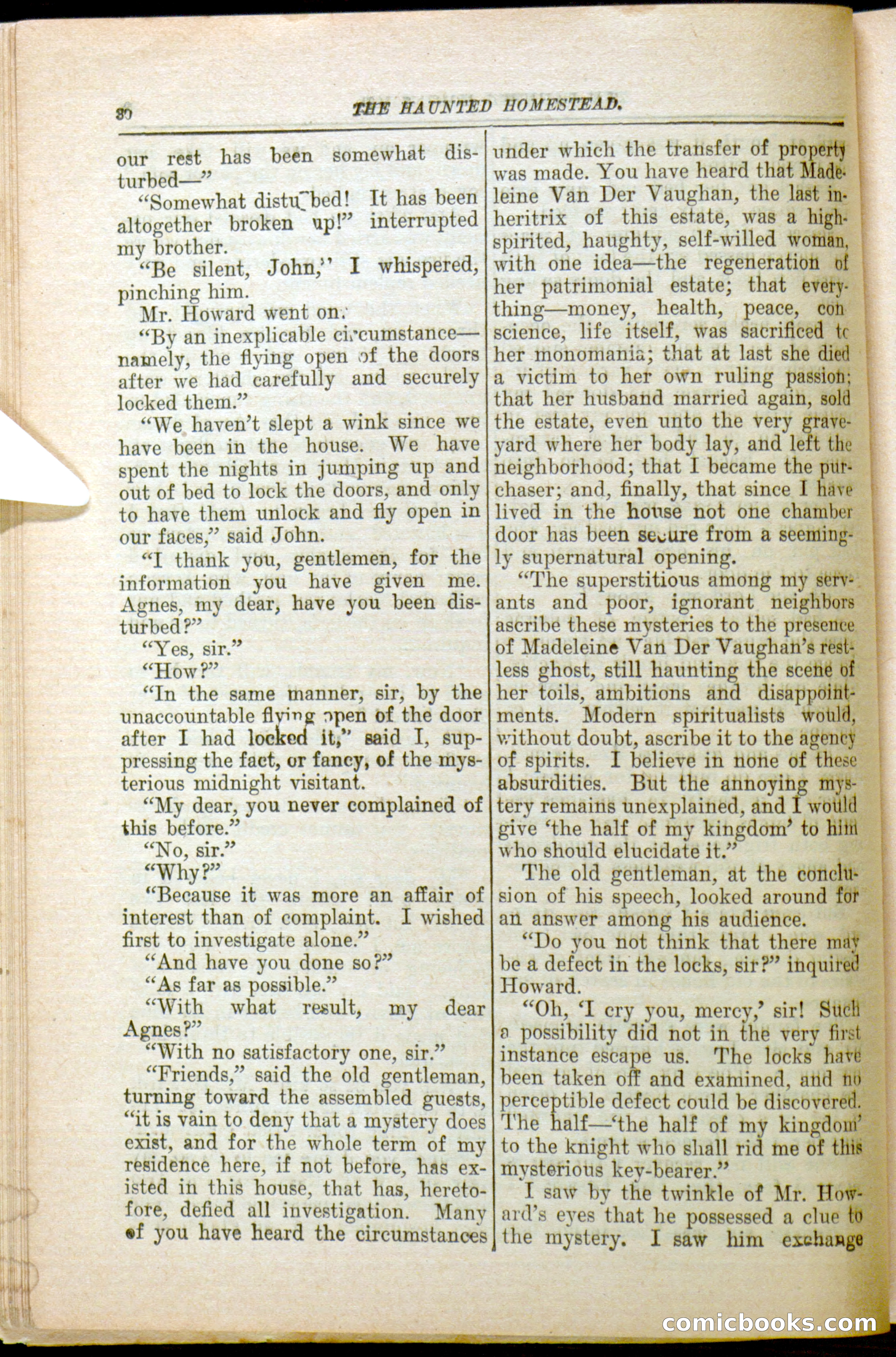 The Arm Chair Library No. 79: The Haunted Homestead — page 32 of 64