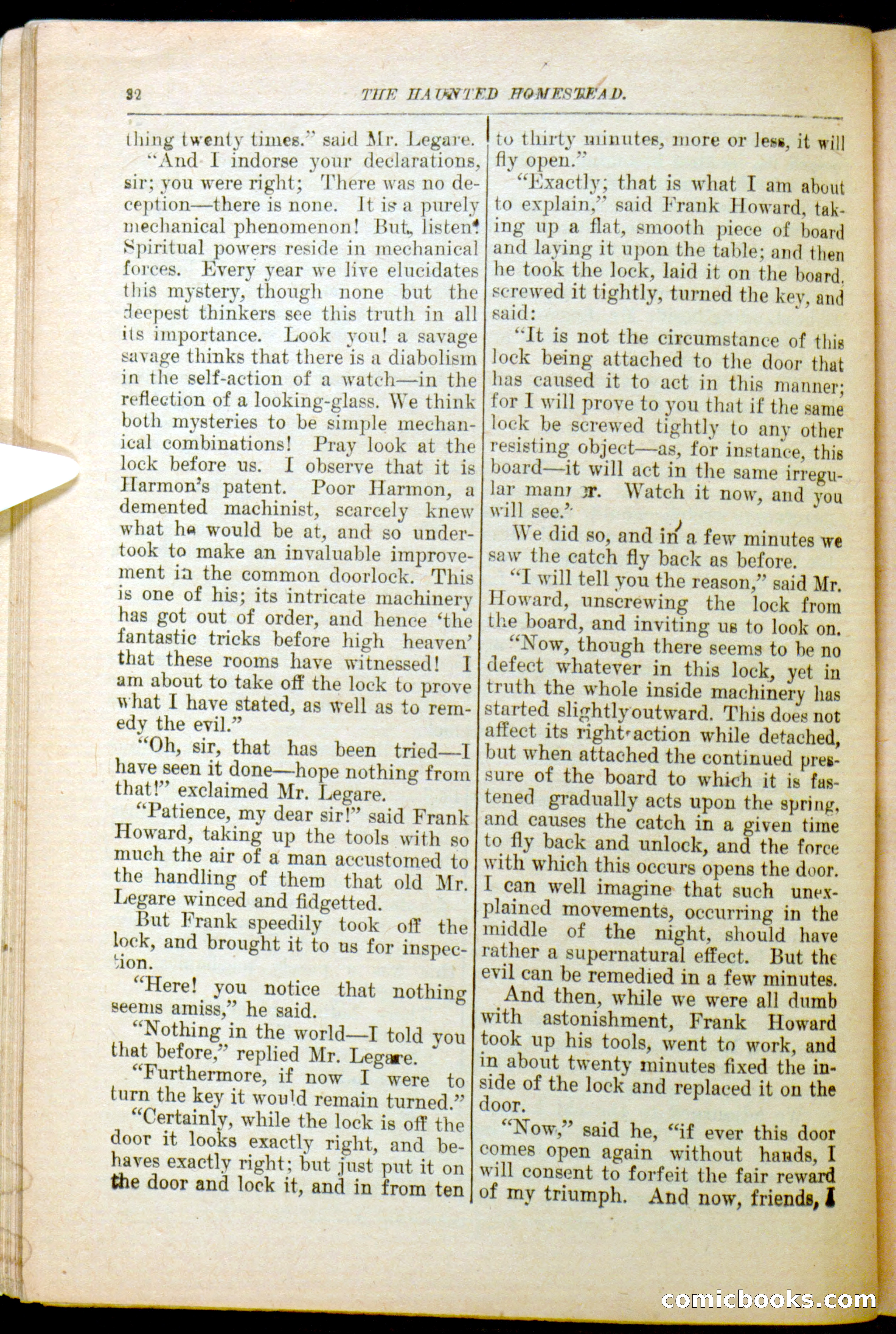 The Arm Chair Library No. 79: The Haunted Homestead — page 34 of 64