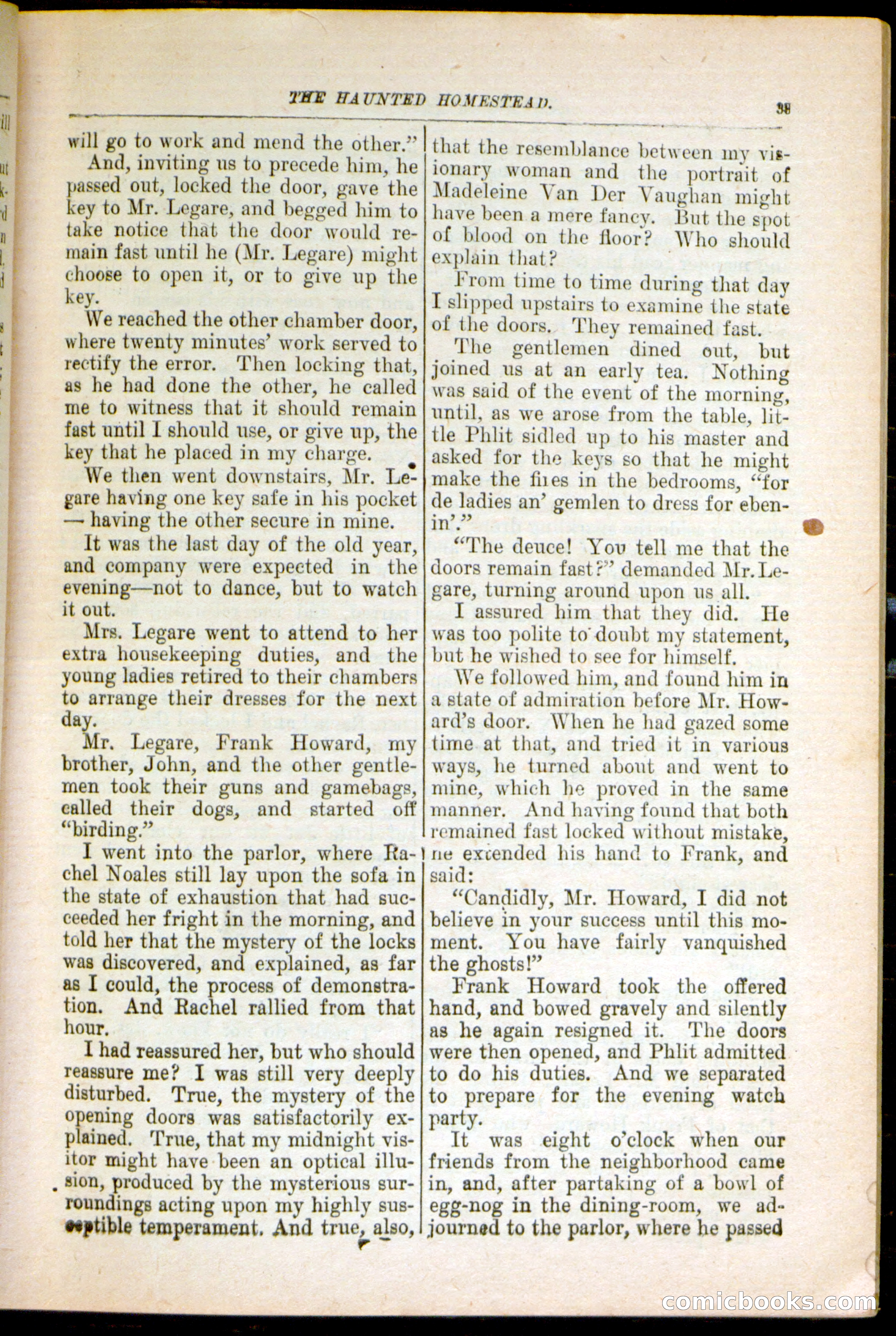 The Arm Chair Library No. 79: The Haunted Homestead — page 35 of 64
