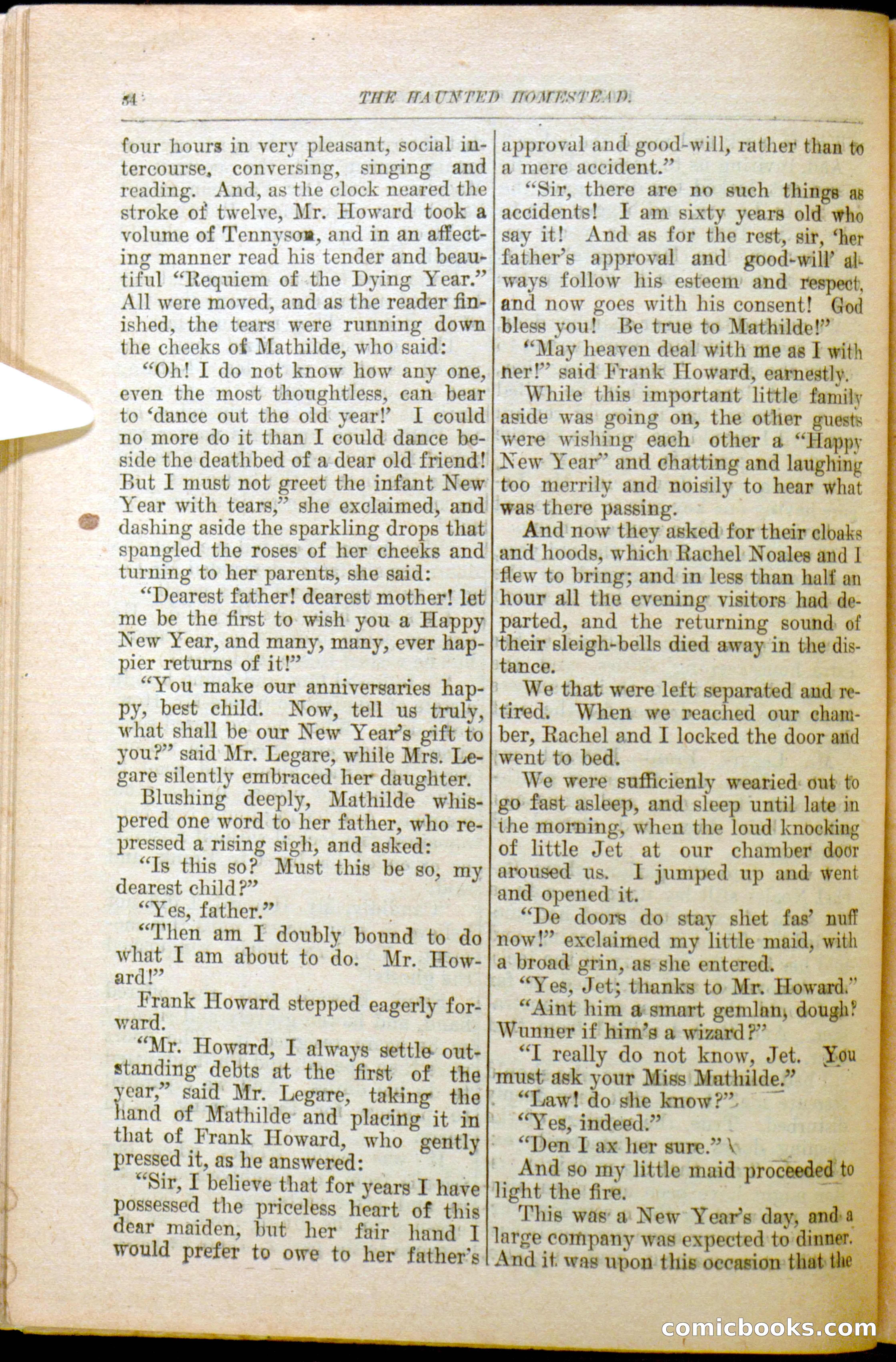 The Arm Chair Library No. 79: The Haunted Homestead — page 36 of 64
