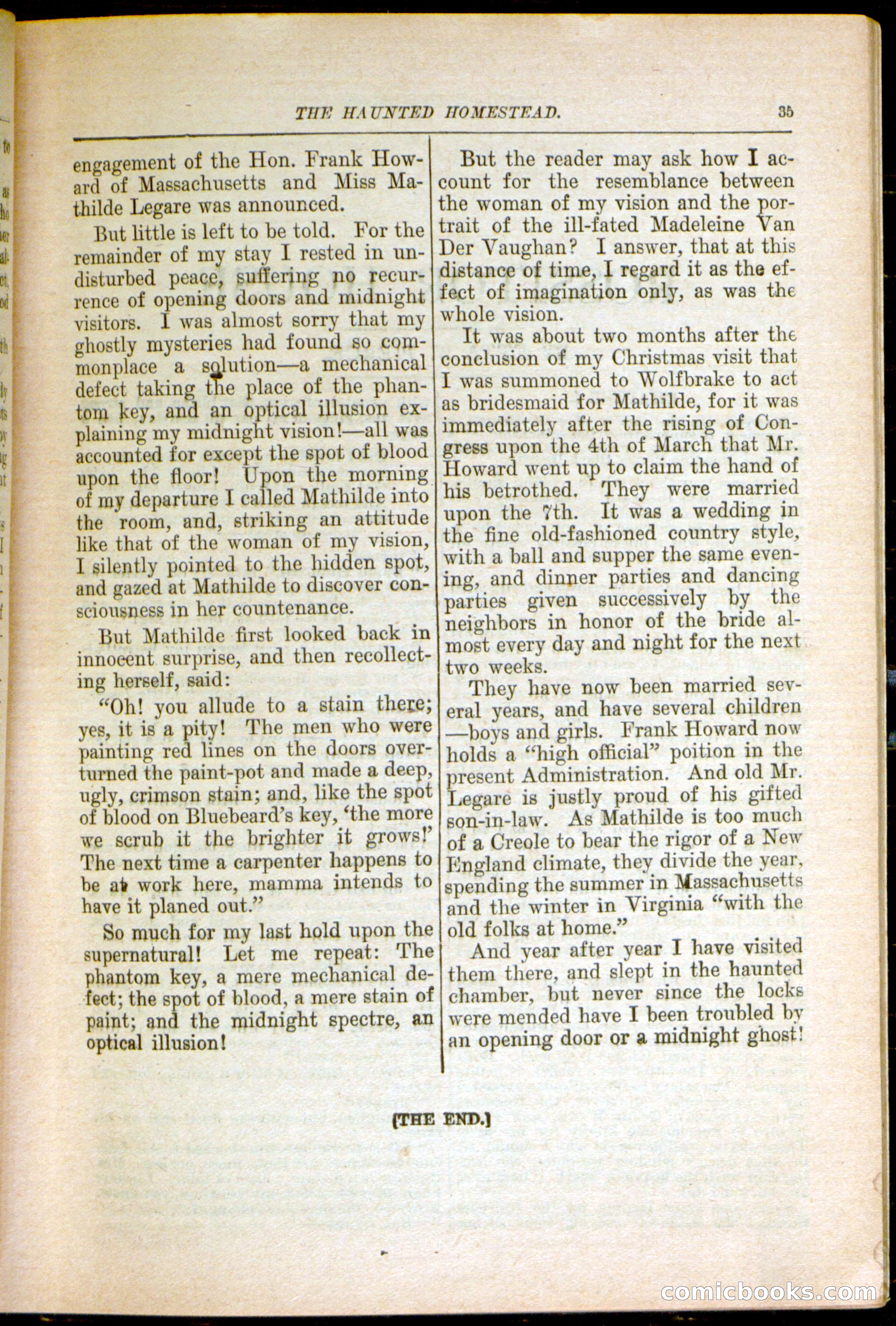 The Arm Chair Library No. 79: The Haunted Homestead — page 37 of 64