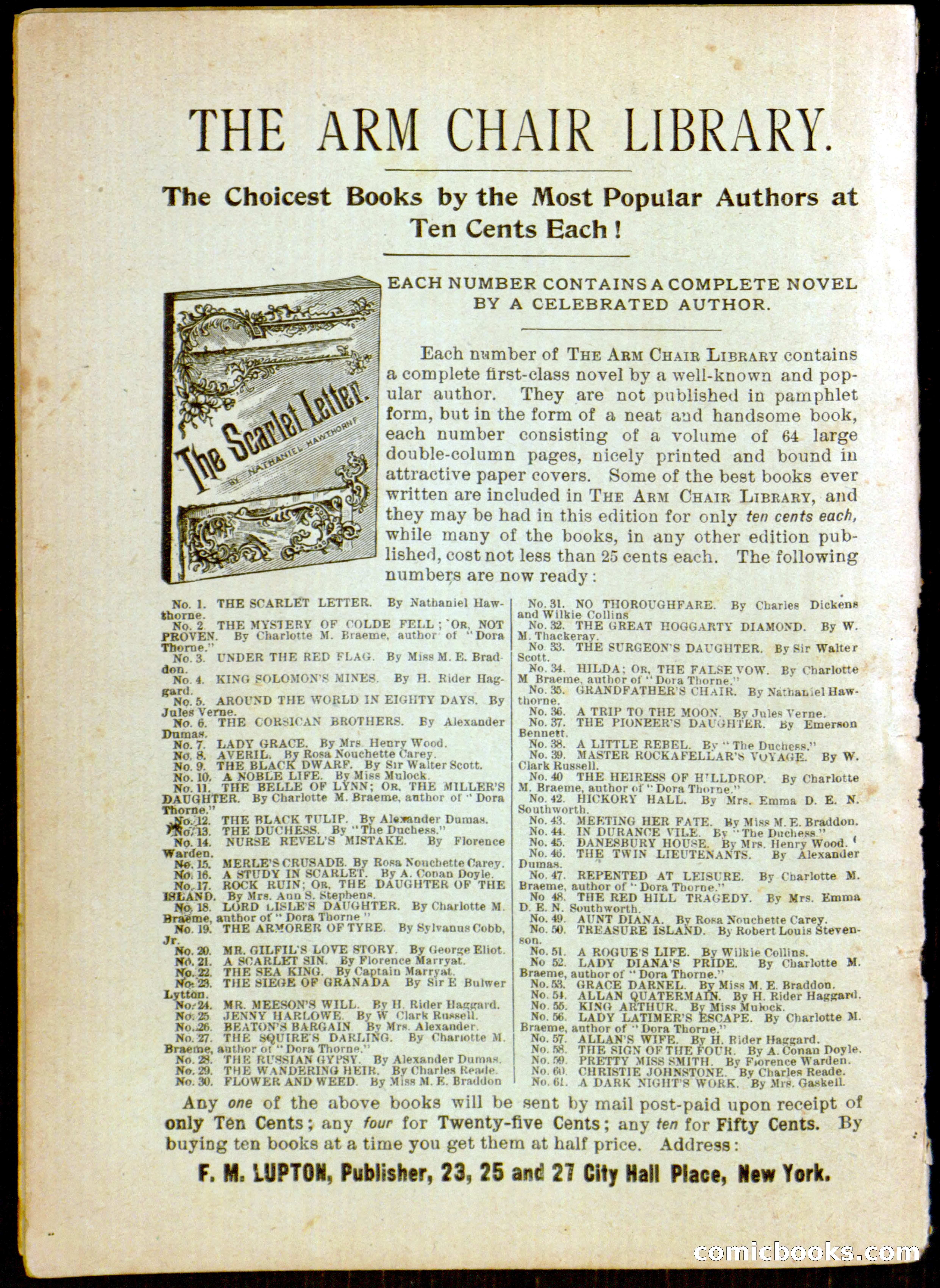 The Arm Chair Library No. 79: The Haunted Homestead — page 64 of 64