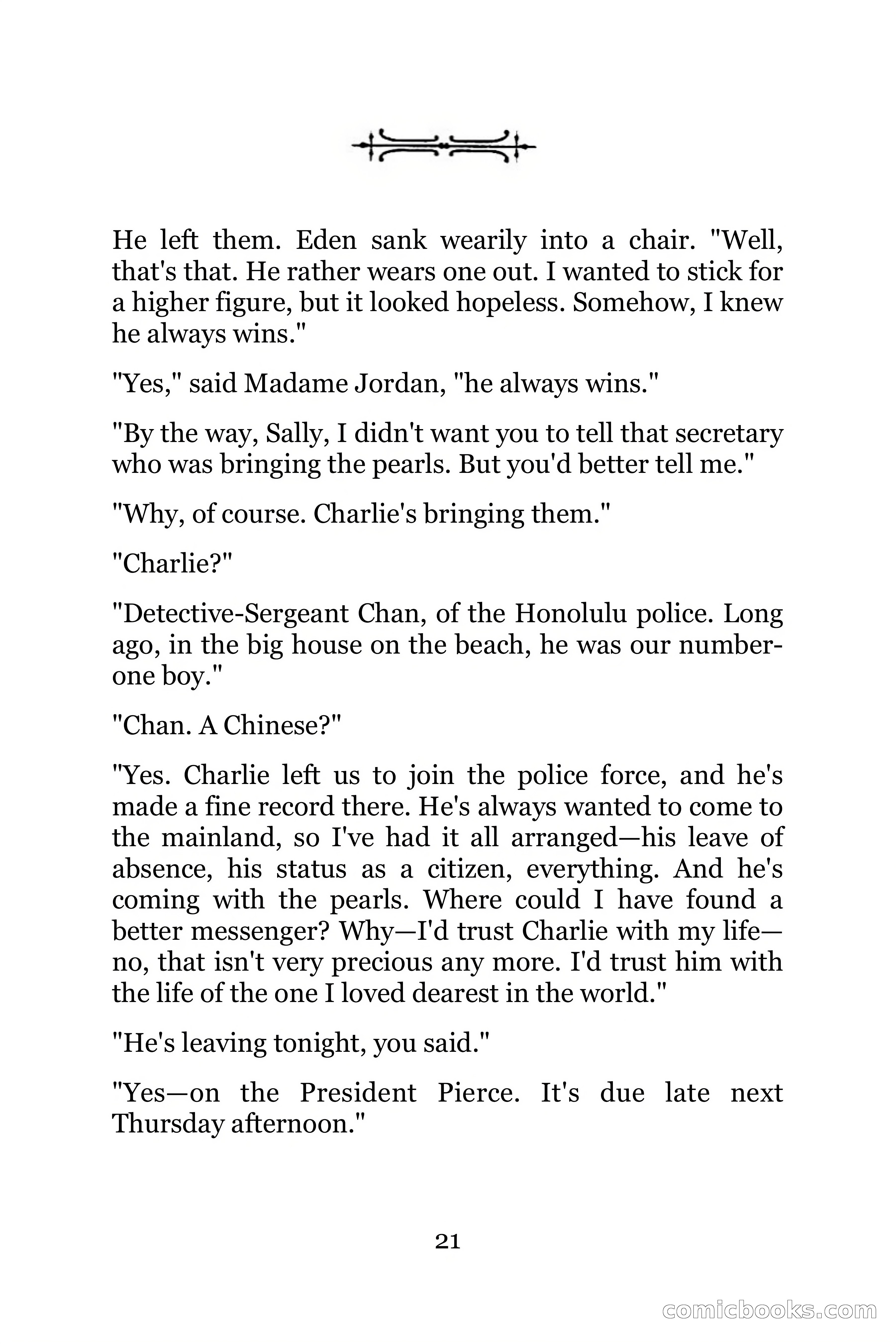 The Chinese Parrot (Charlie Chan Detective Series) — page 21 of 392