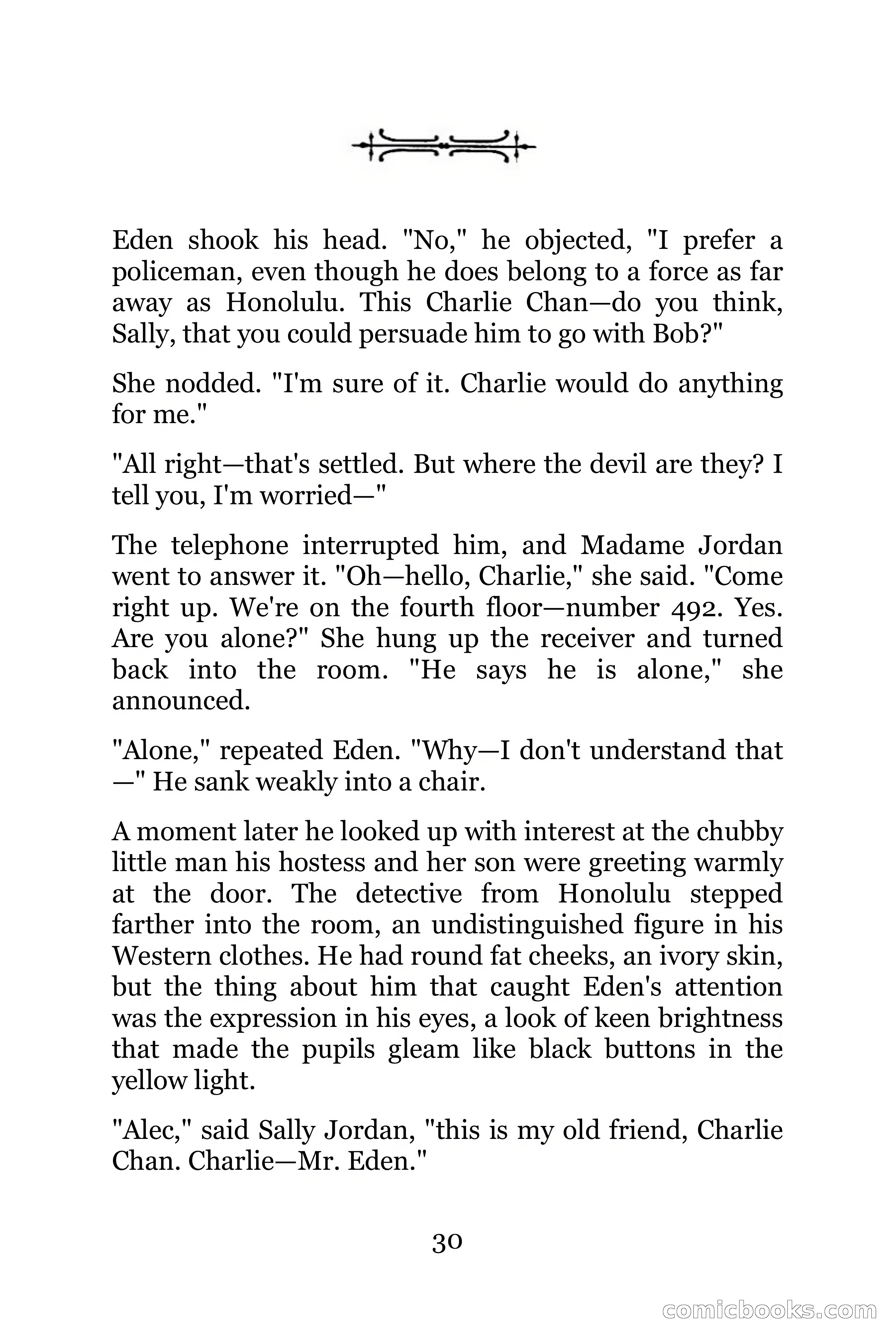 The Chinese Parrot (Charlie Chan Detective Series) — page 30 of 392