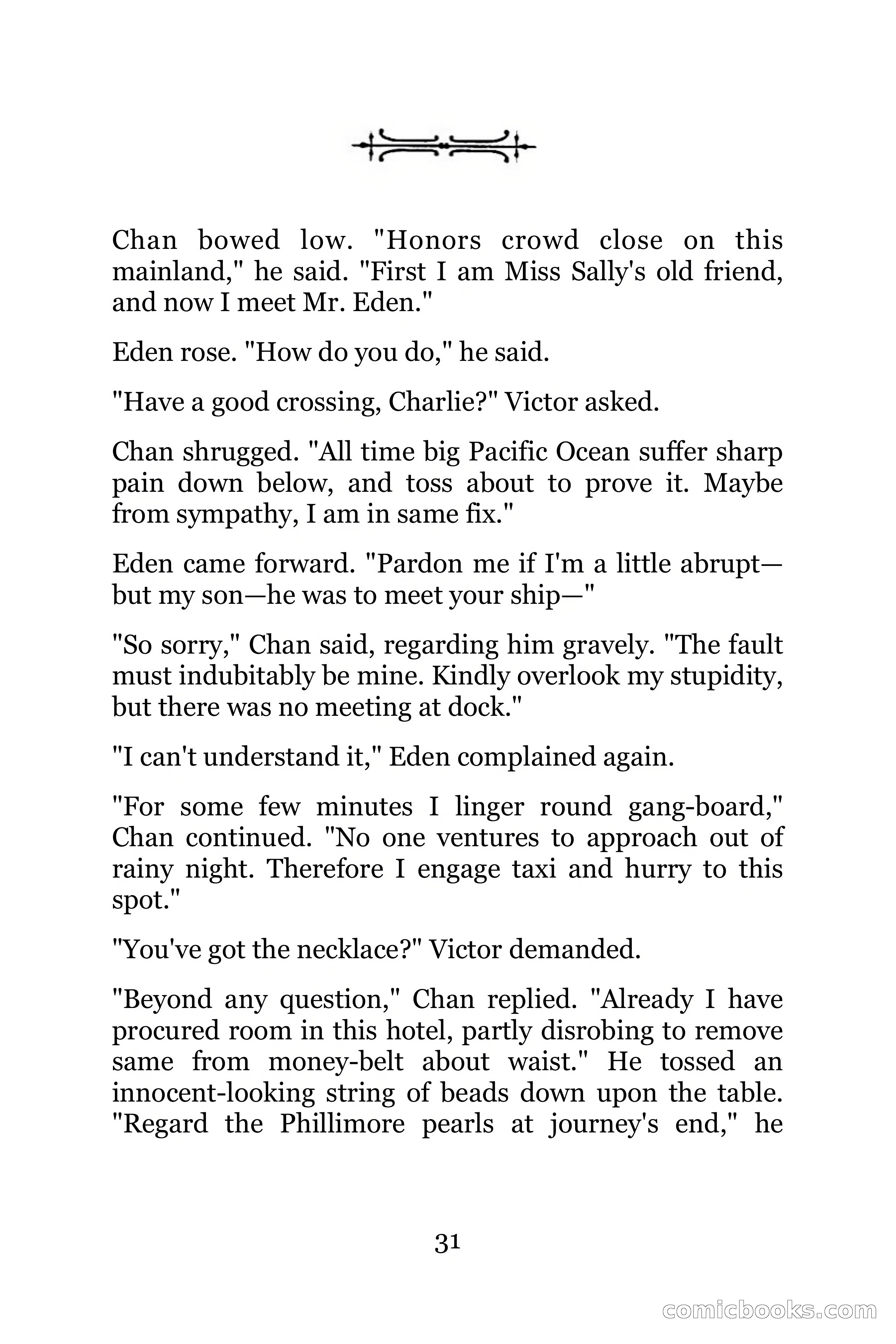 The Chinese Parrot (Charlie Chan Detective Series) — page 31 of 392