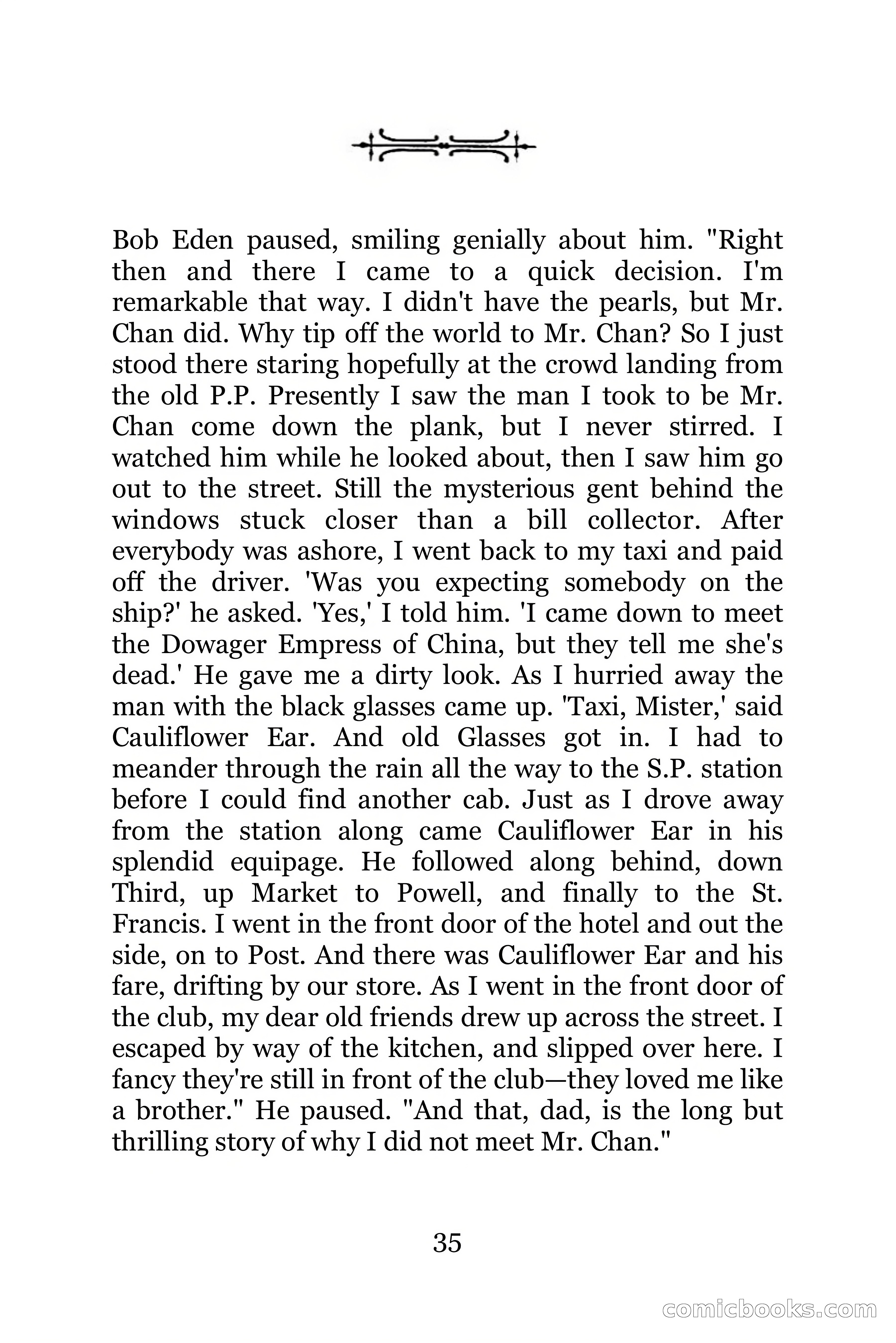 The Chinese Parrot (Charlie Chan Detective Series) — page 35 of 392