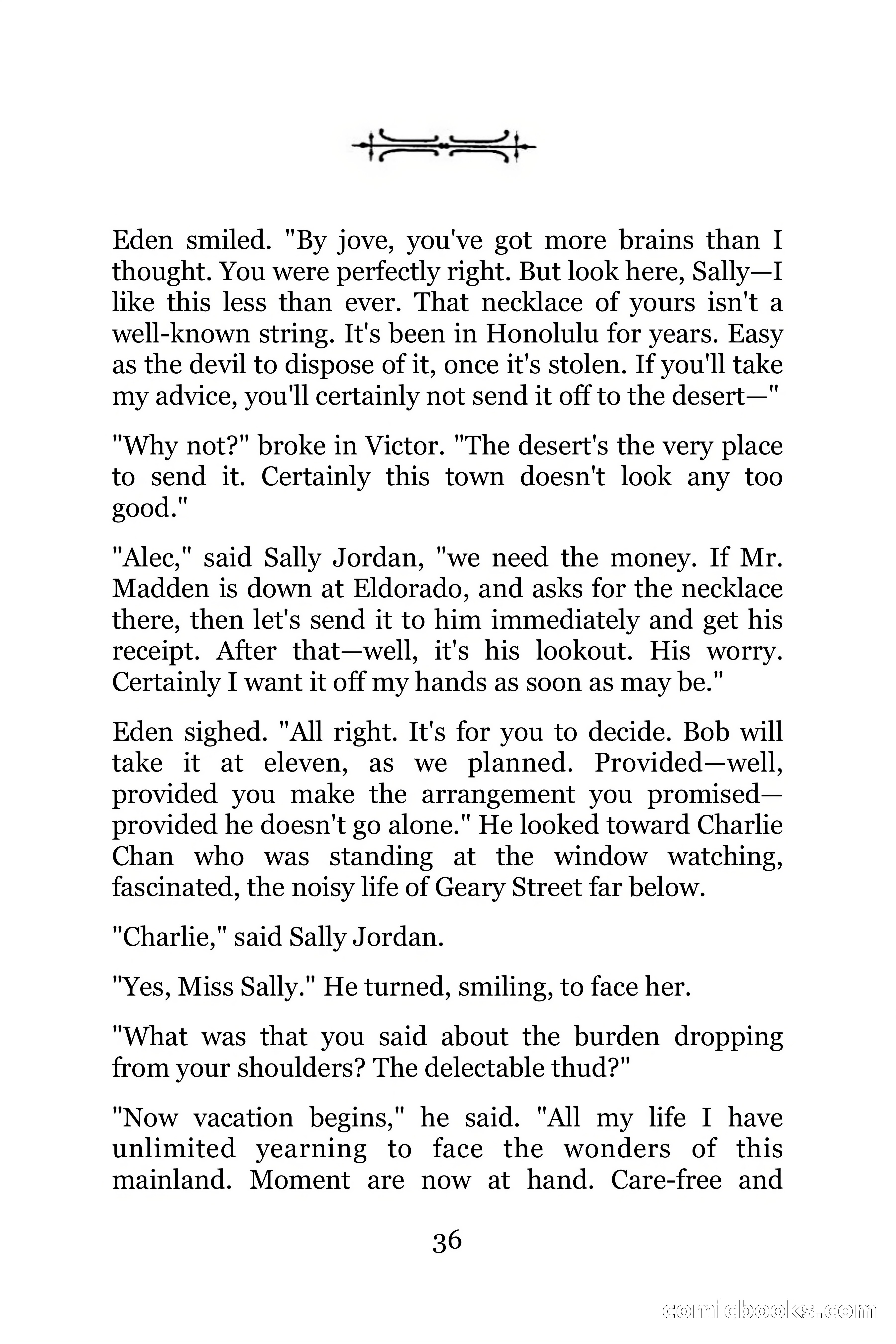 The Chinese Parrot (Charlie Chan Detective Series) — page 36 of 392