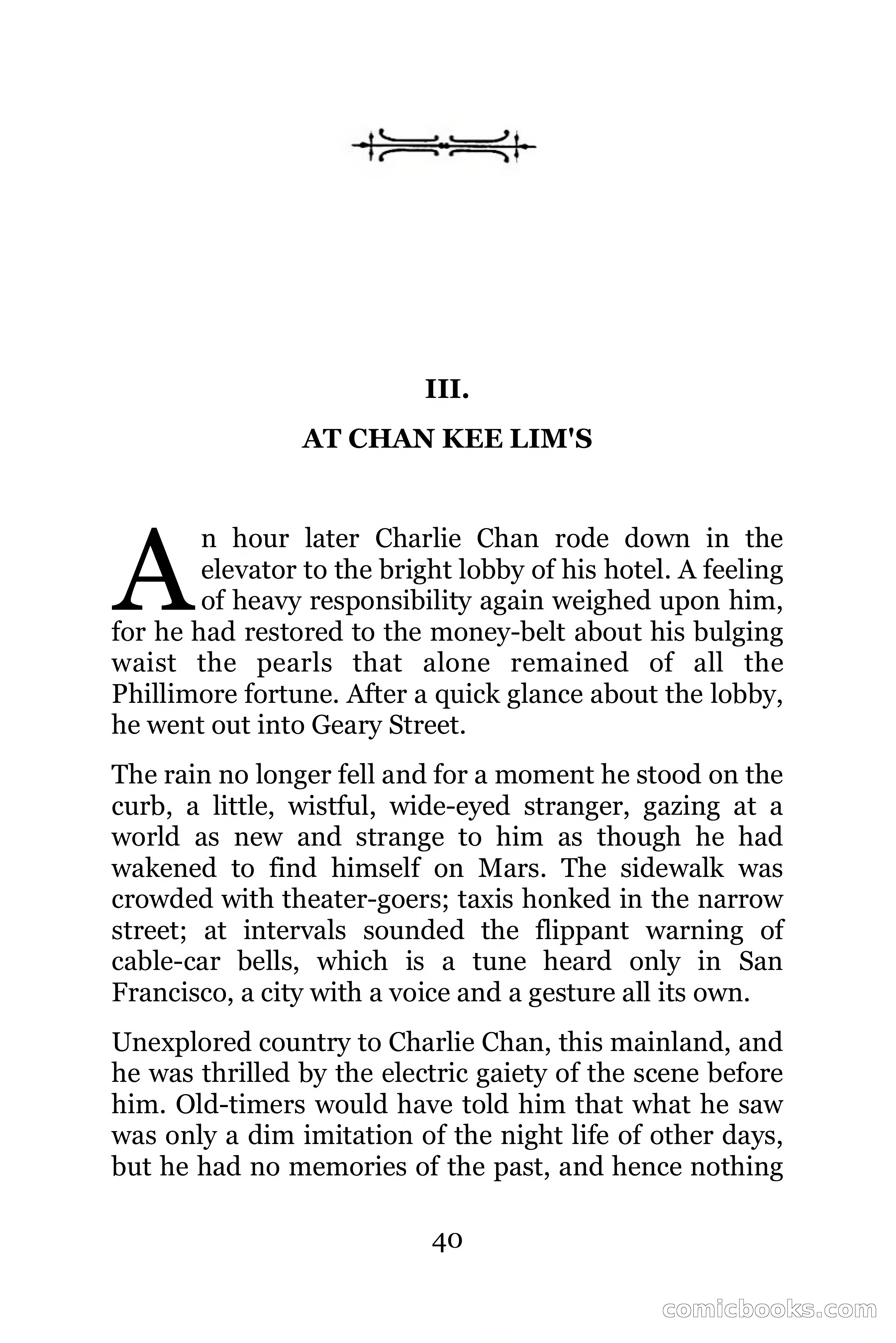 The Chinese Parrot (Charlie Chan Detective Series) — page 40 of 392