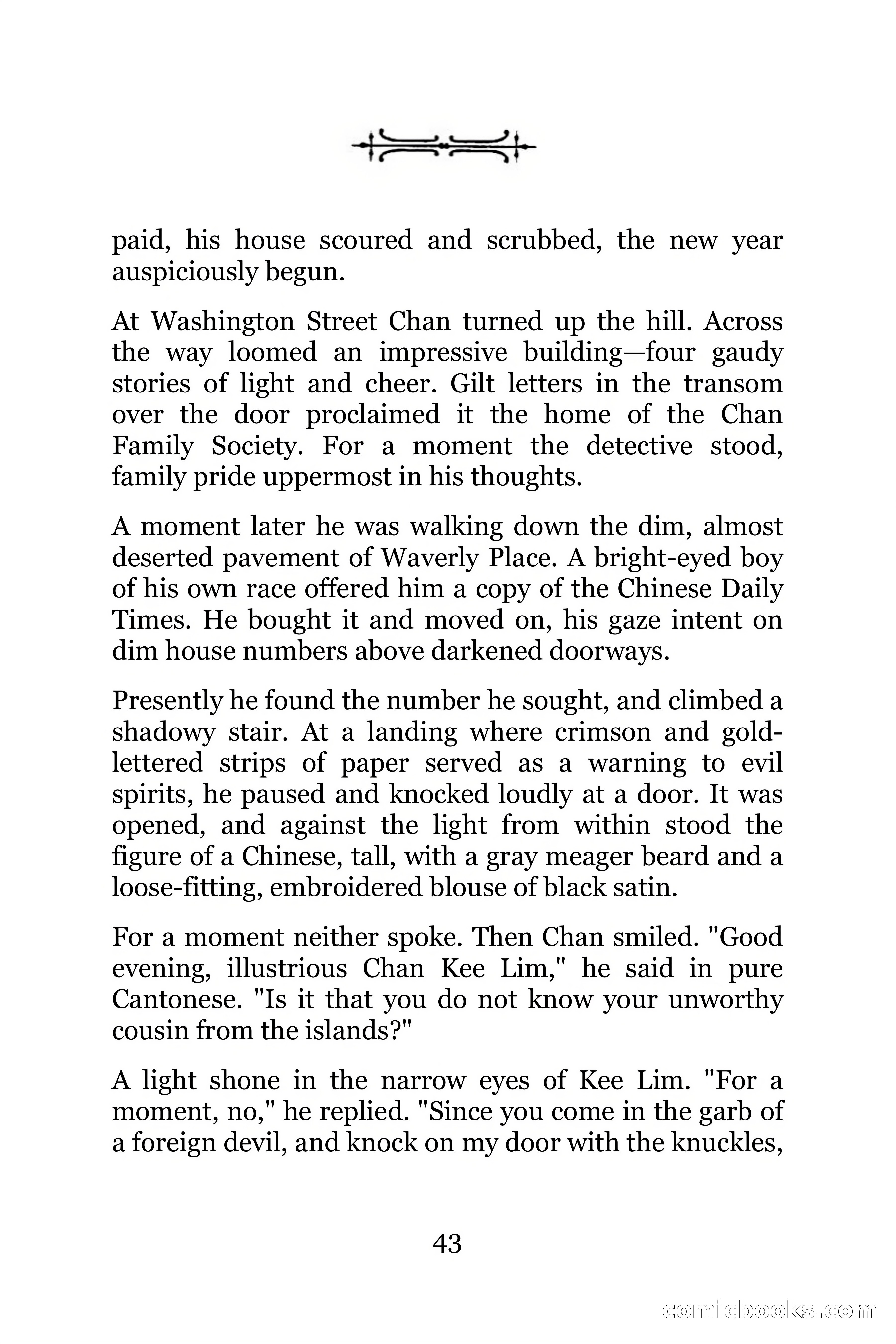 The Chinese Parrot (Charlie Chan Detective Series) — page 43 of 392