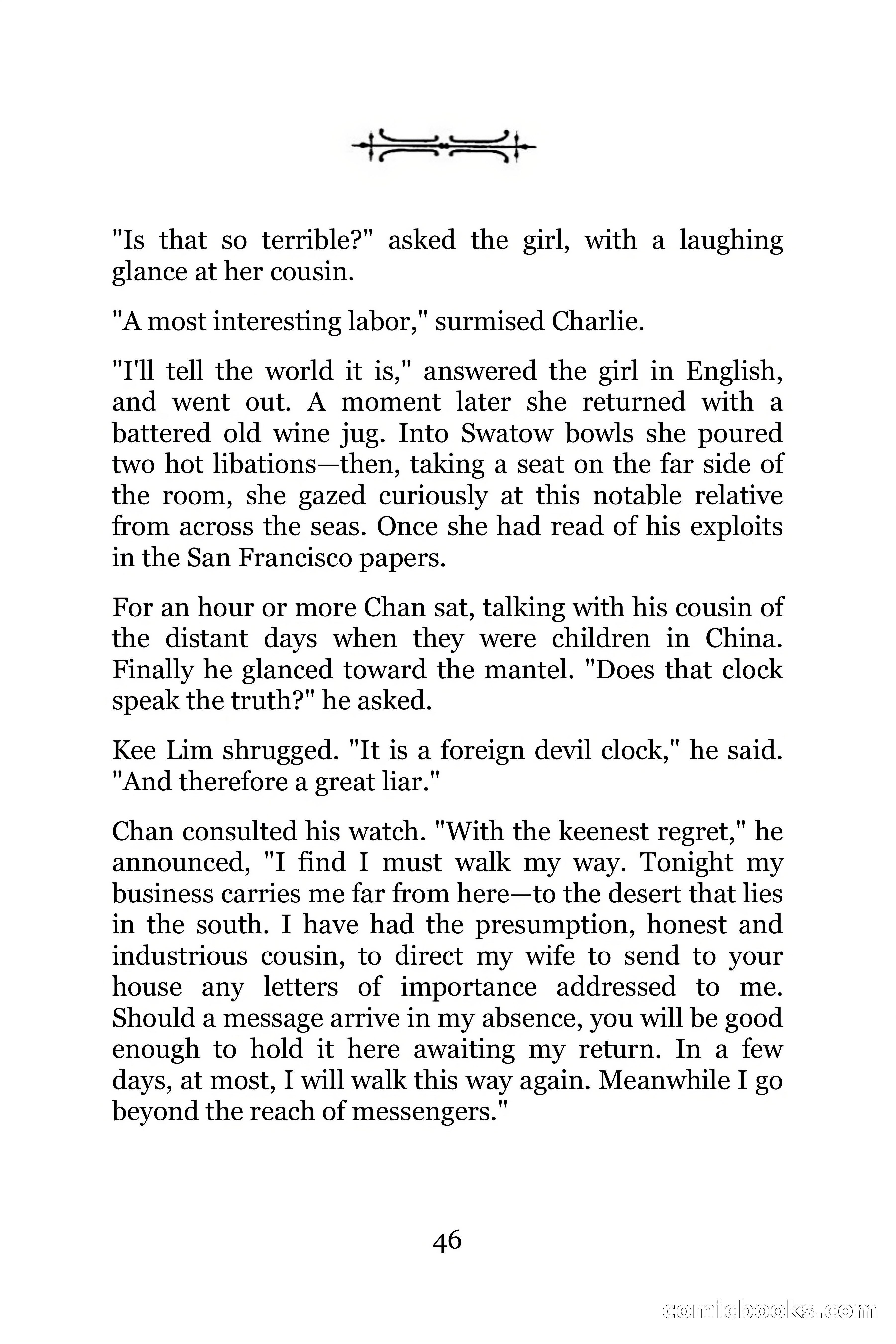 The Chinese Parrot (Charlie Chan Detective Series) — page 46 of 392