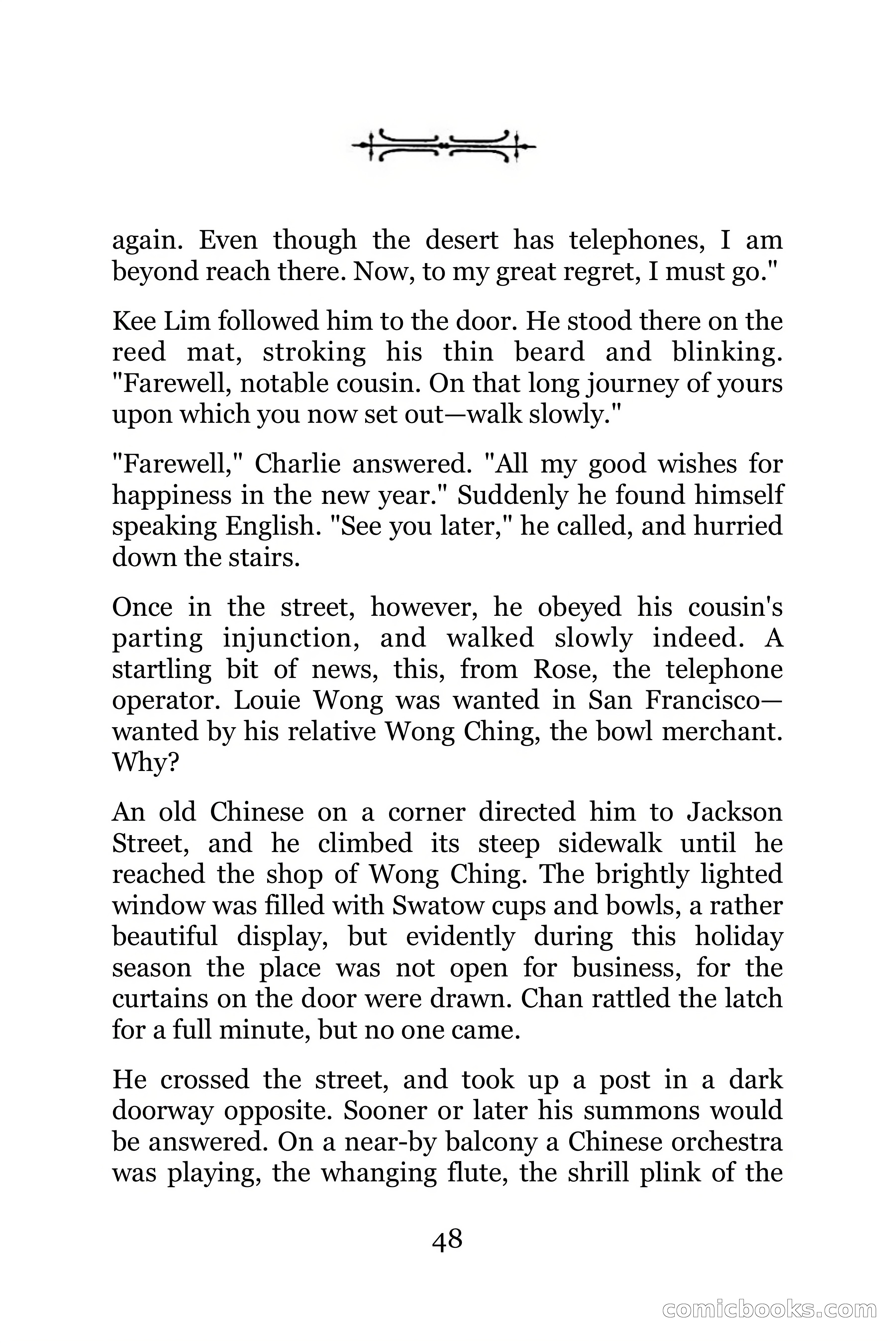 The Chinese Parrot (Charlie Chan Detective Series) — page 48 of 392