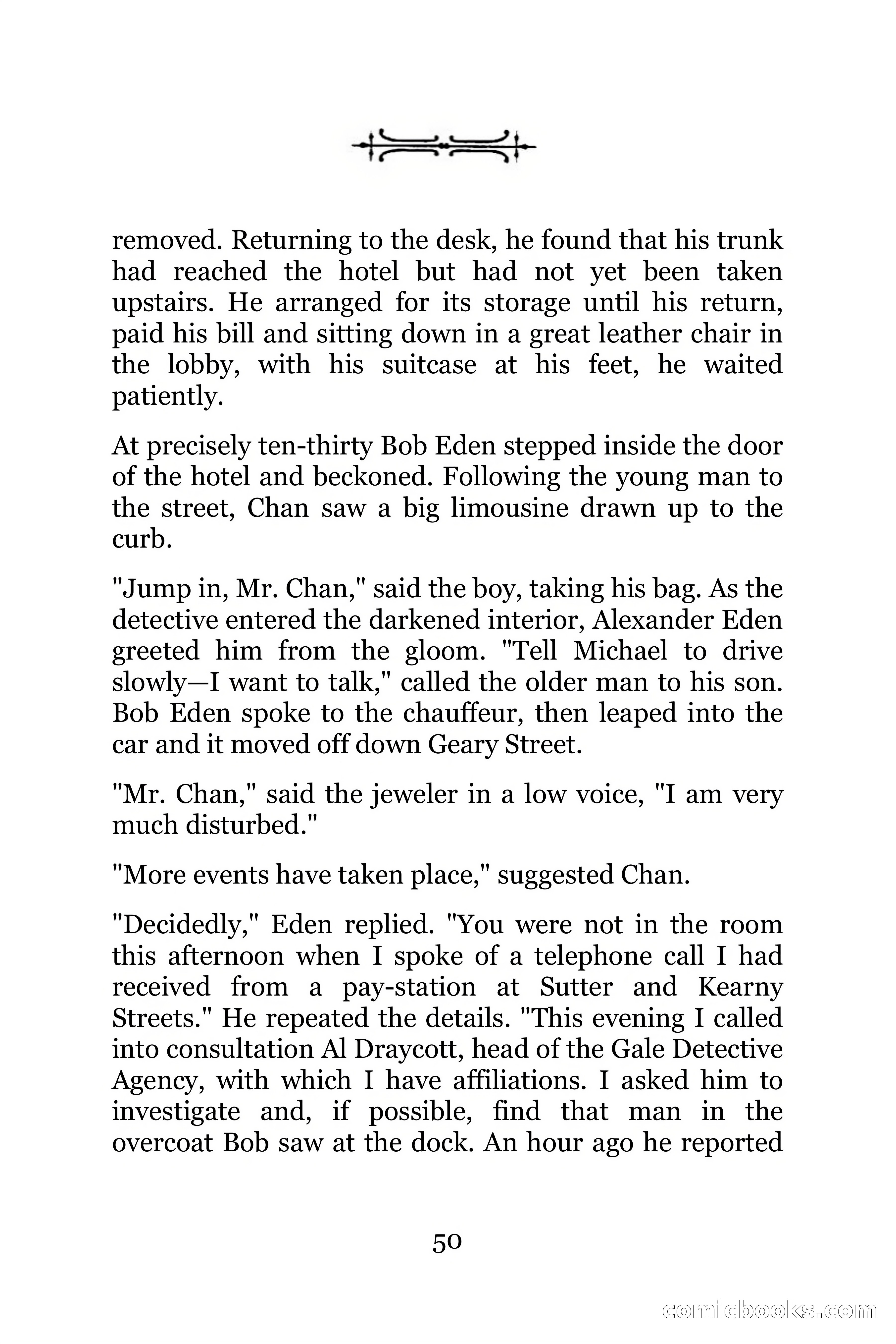 The Chinese Parrot (Charlie Chan Detective Series) — page 50 of 392