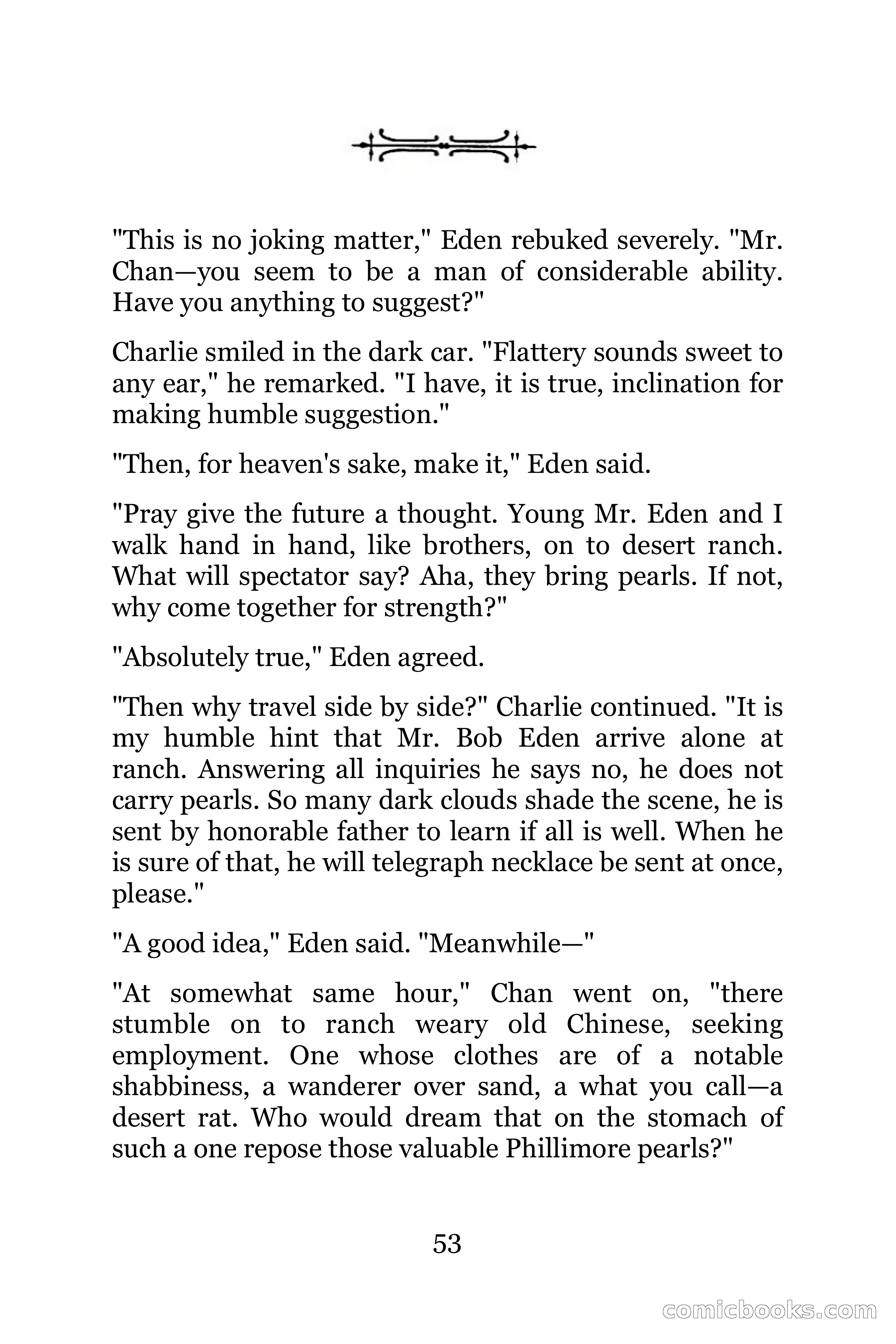 The Chinese Parrot (Charlie Chan Detective Series) — page 53 of 392