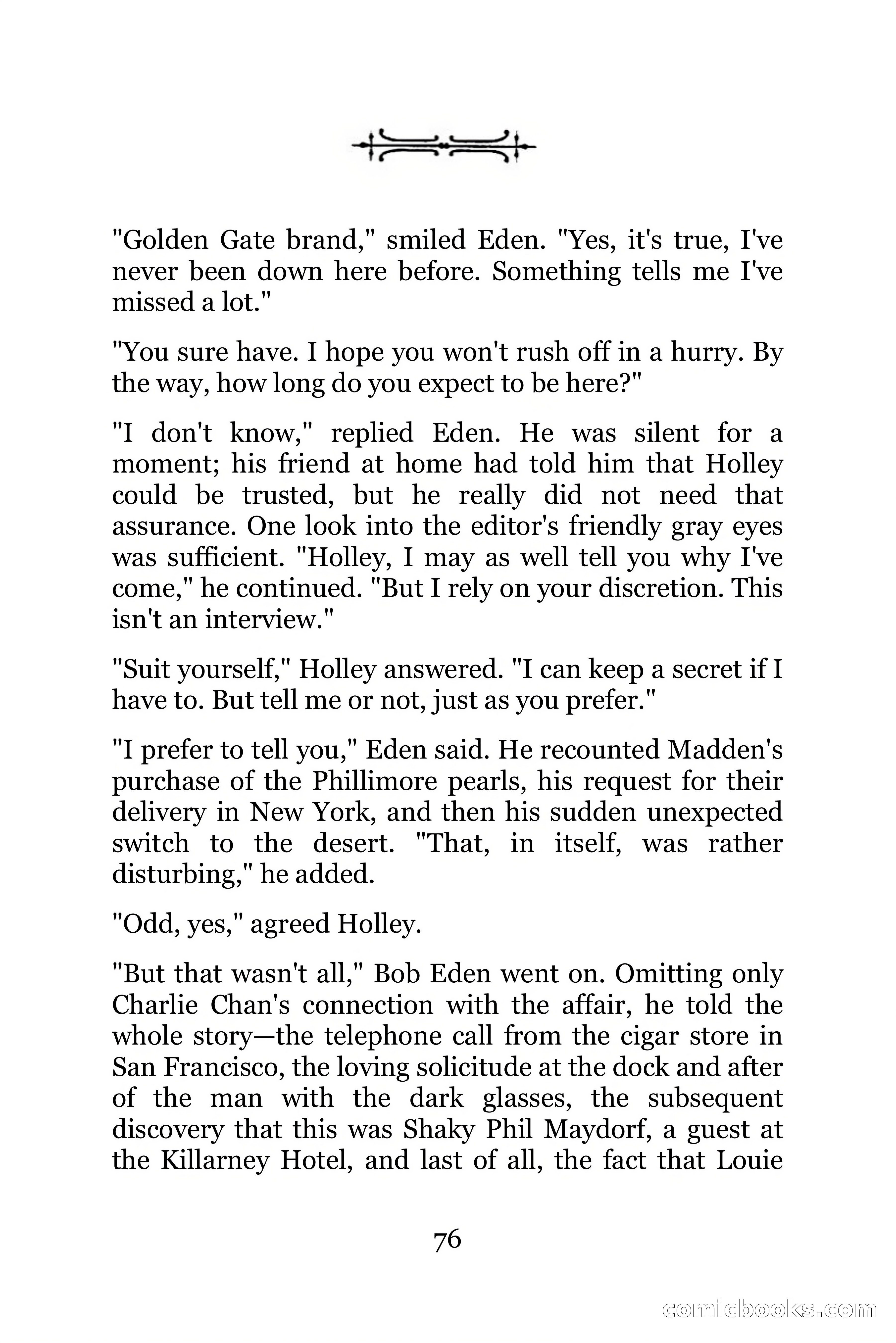 The Chinese Parrot (Charlie Chan Detective Series) — page 76 of 392