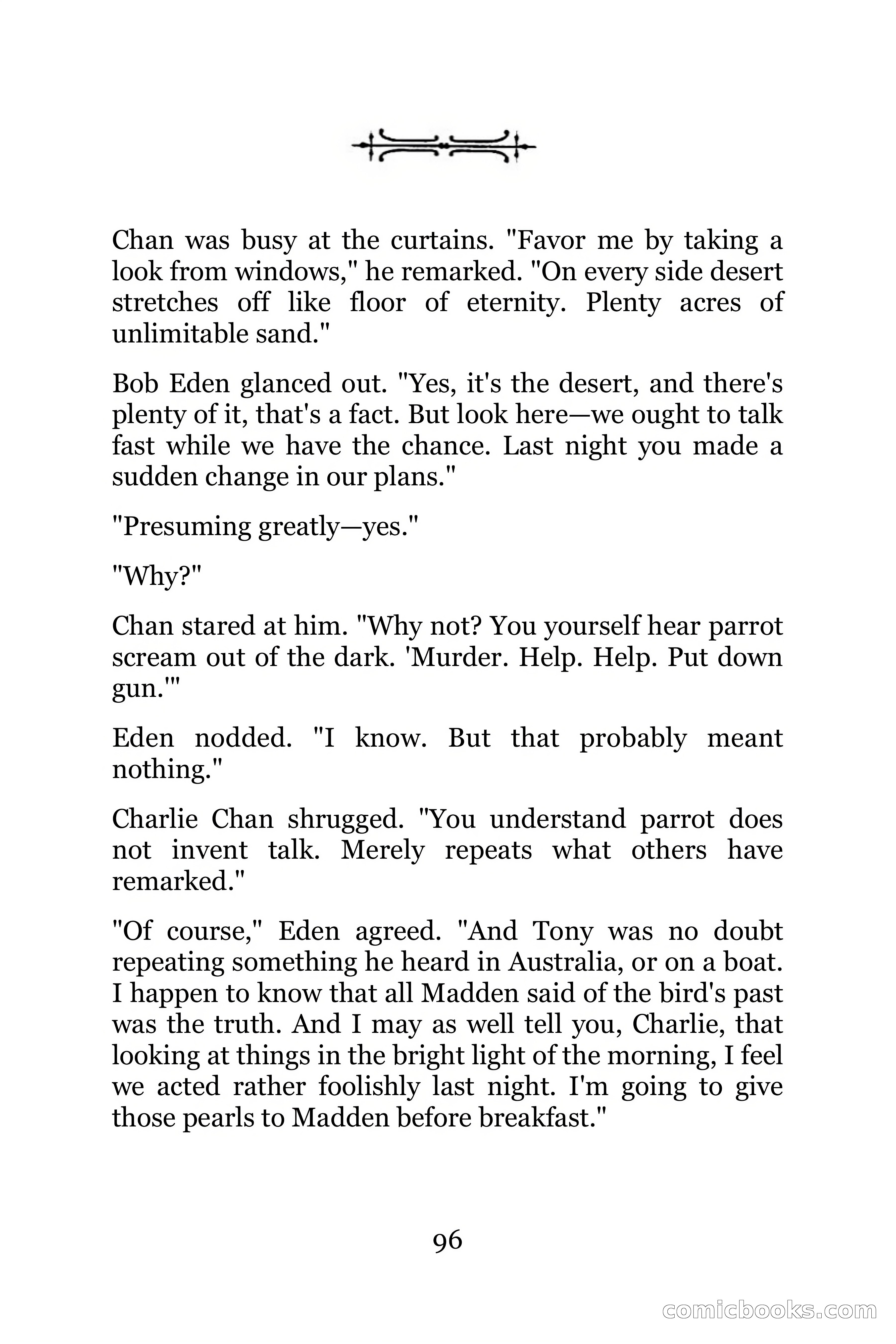 The Chinese Parrot (Charlie Chan Detective Series) — page 96 of 392