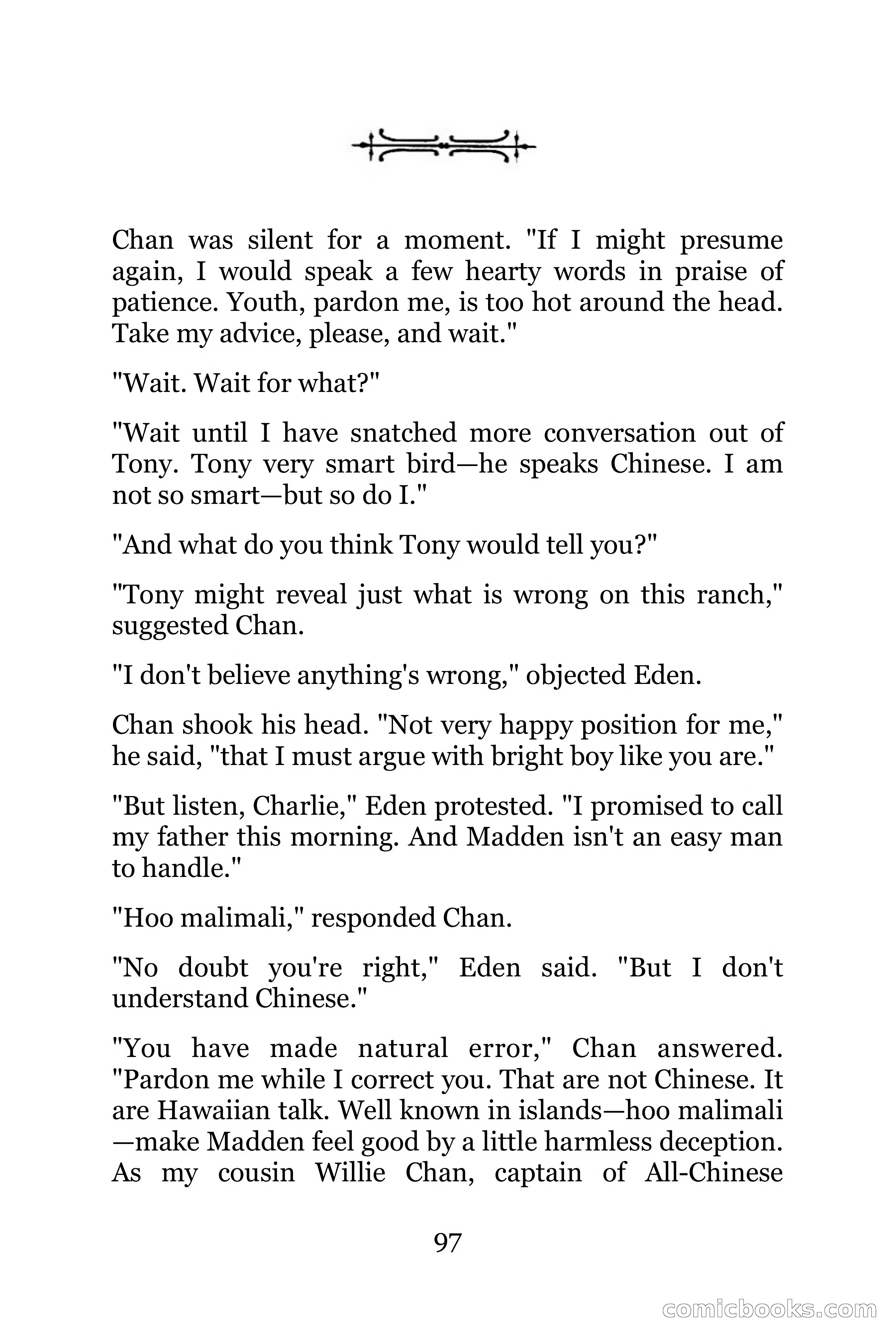 The Chinese Parrot (Charlie Chan Detective Series) — page 97 of 392