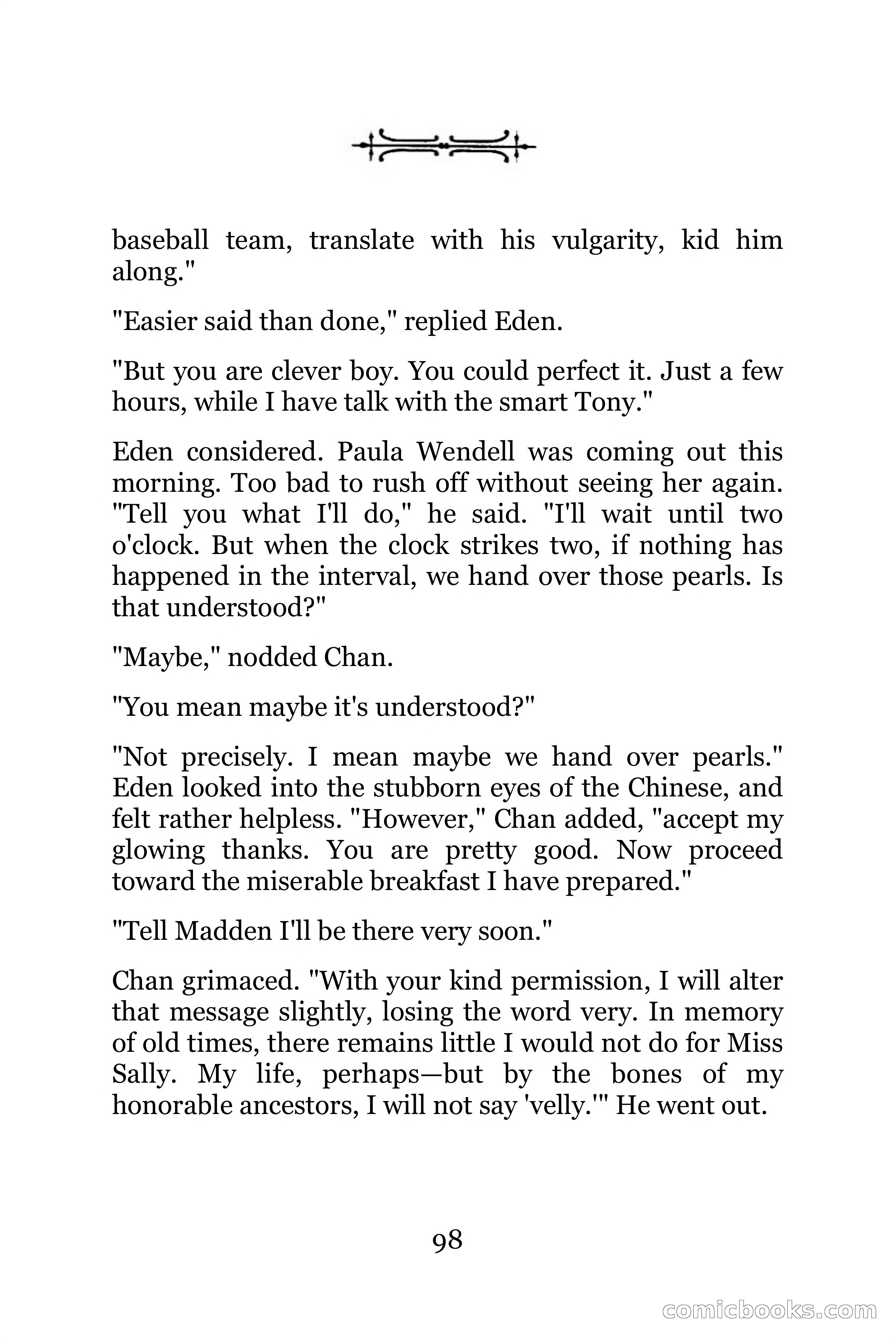 The Chinese Parrot (Charlie Chan Detective Series) — page 98 of 392