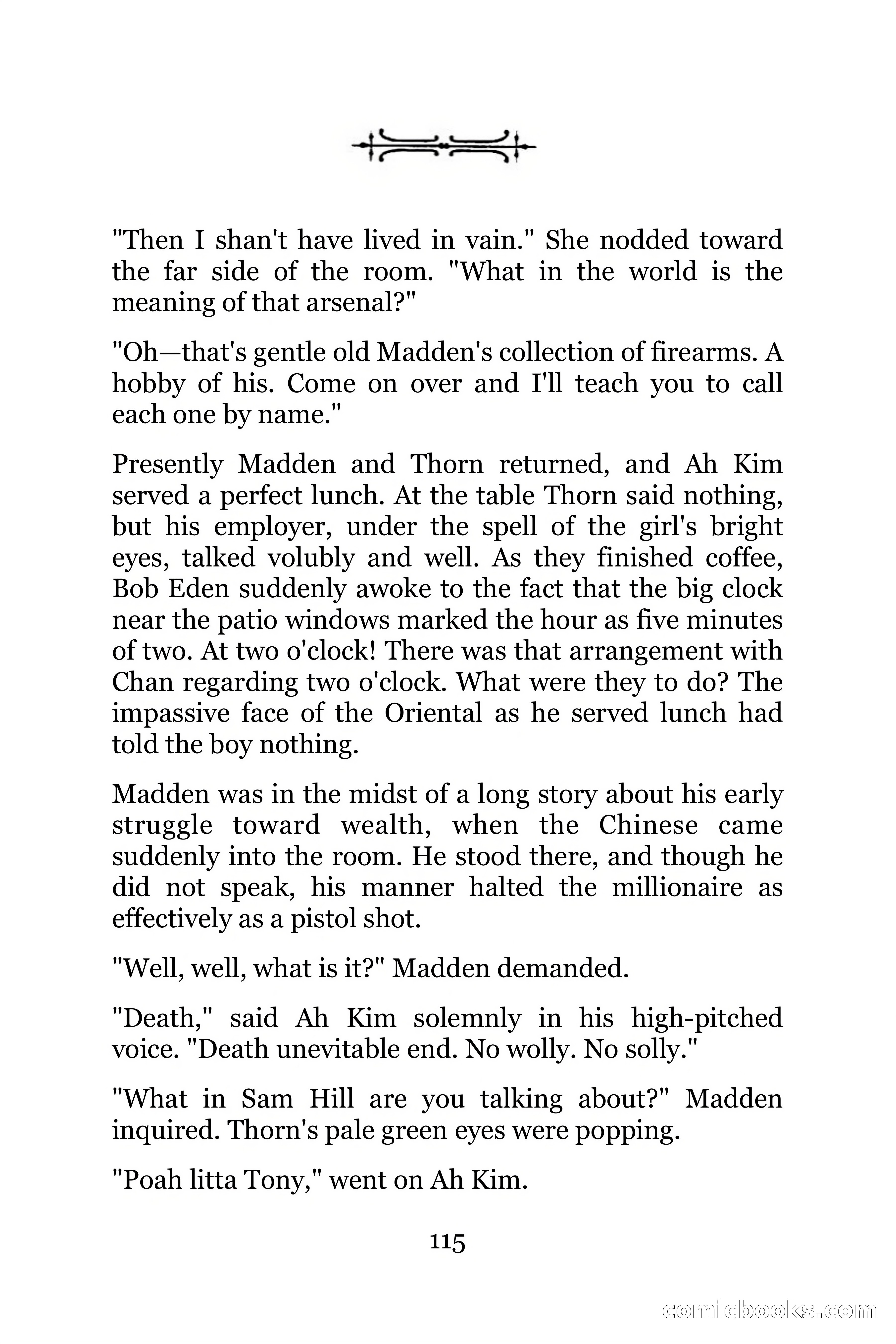 The Chinese Parrot (Charlie Chan Detective Series) — page 115 of 392