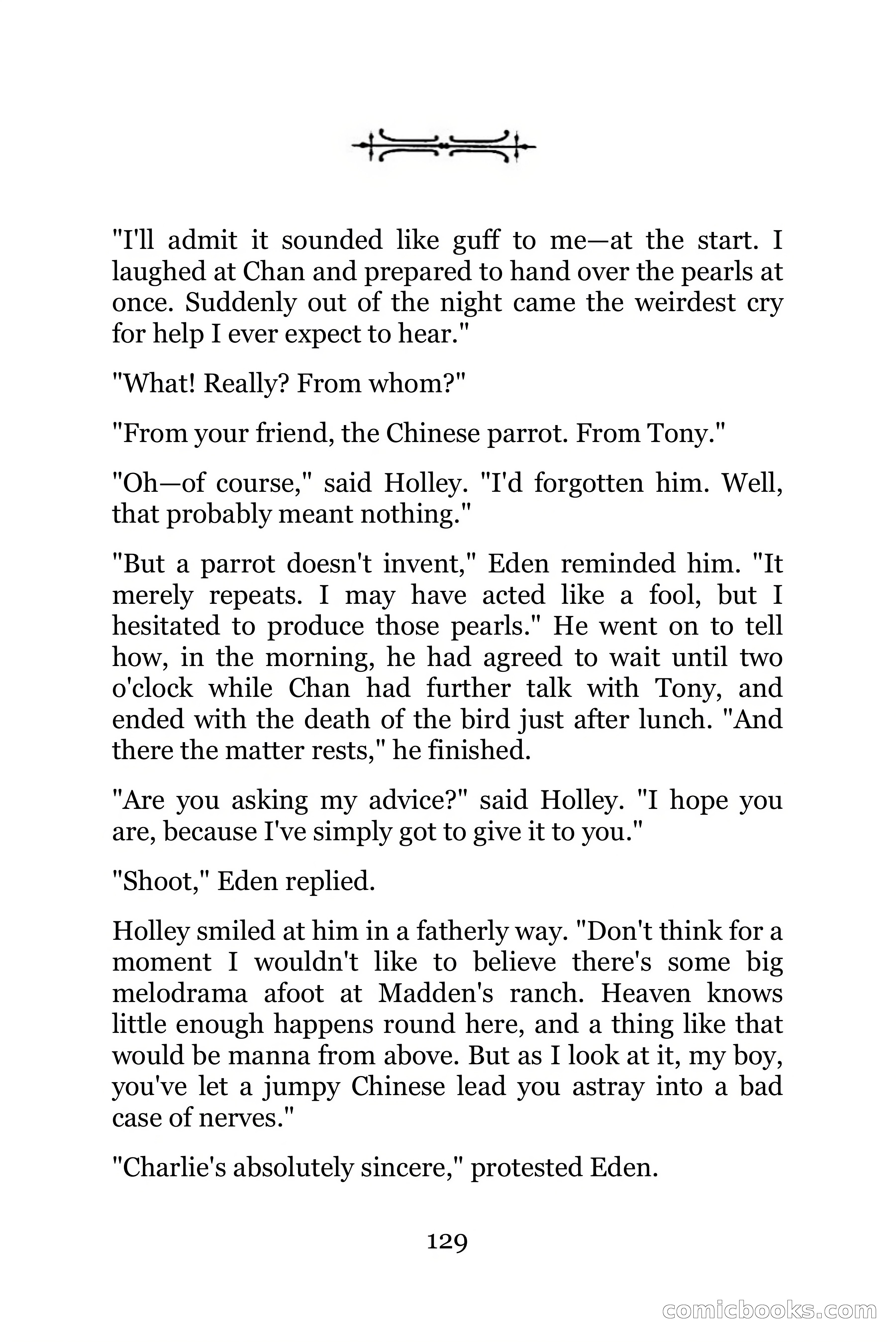 The Chinese Parrot (Charlie Chan Detective Series) — page 129 of 392