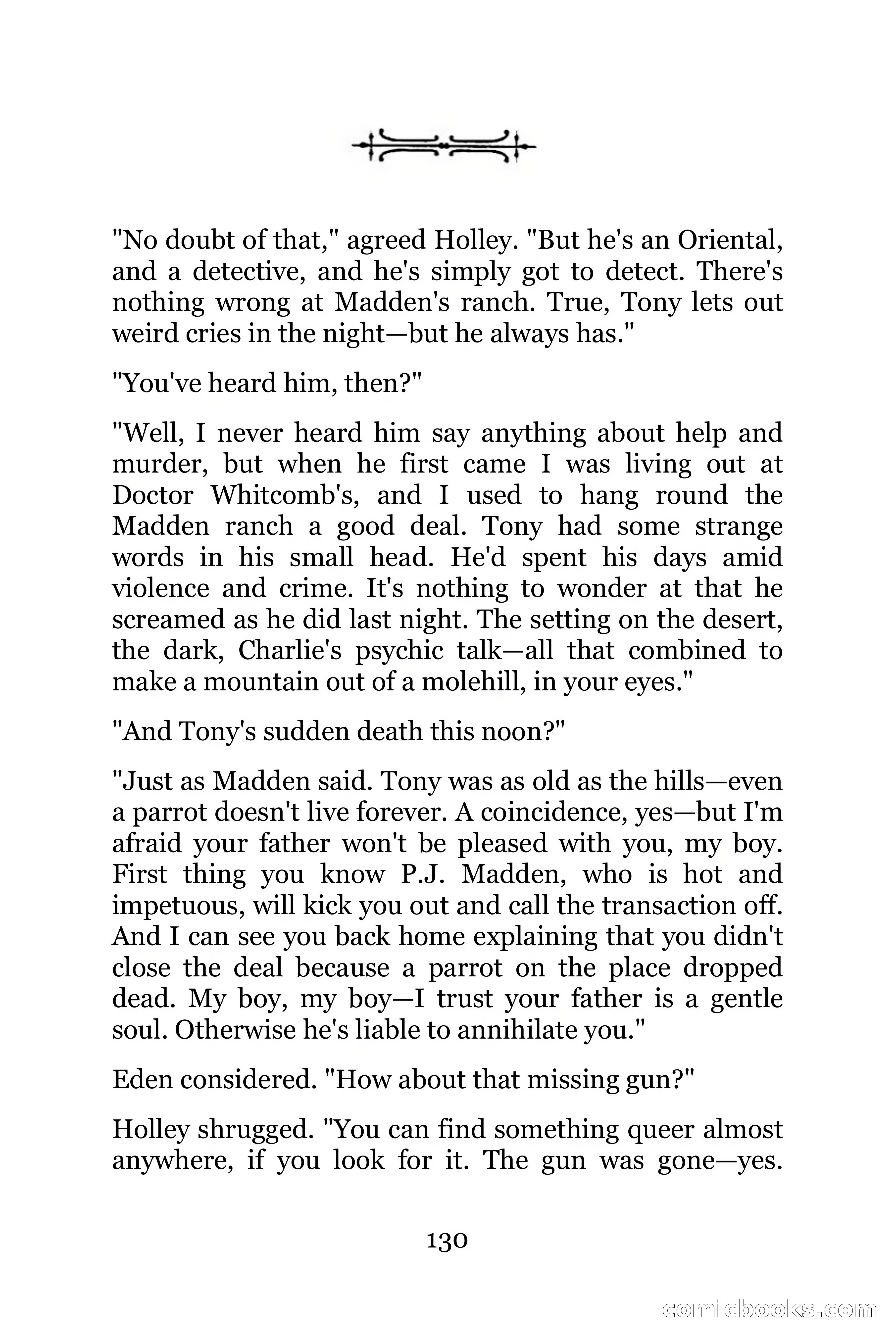 The Chinese Parrot (Charlie Chan Detective Series) — page 130 of 392