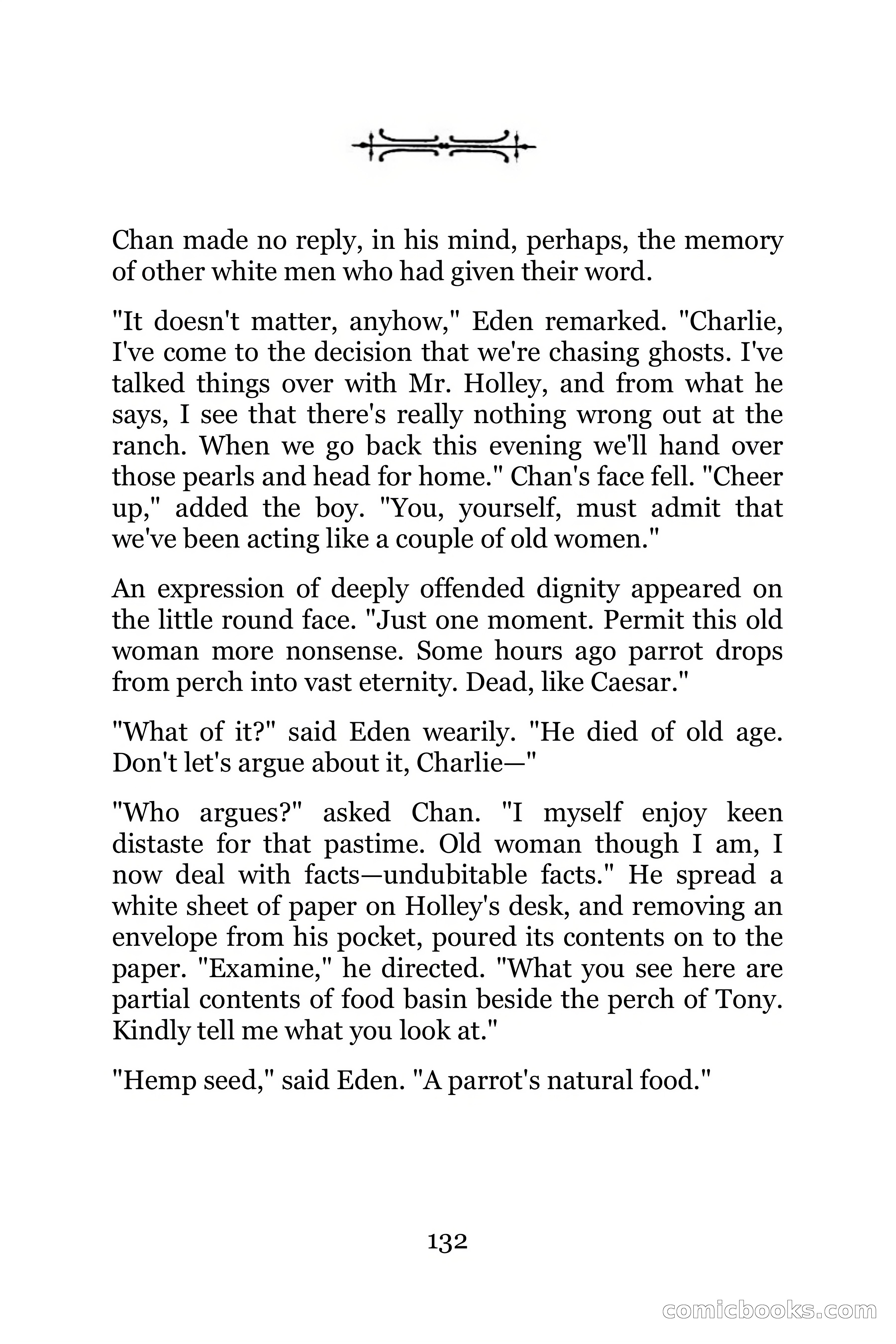 The Chinese Parrot (Charlie Chan Detective Series) — page 132 of 392
