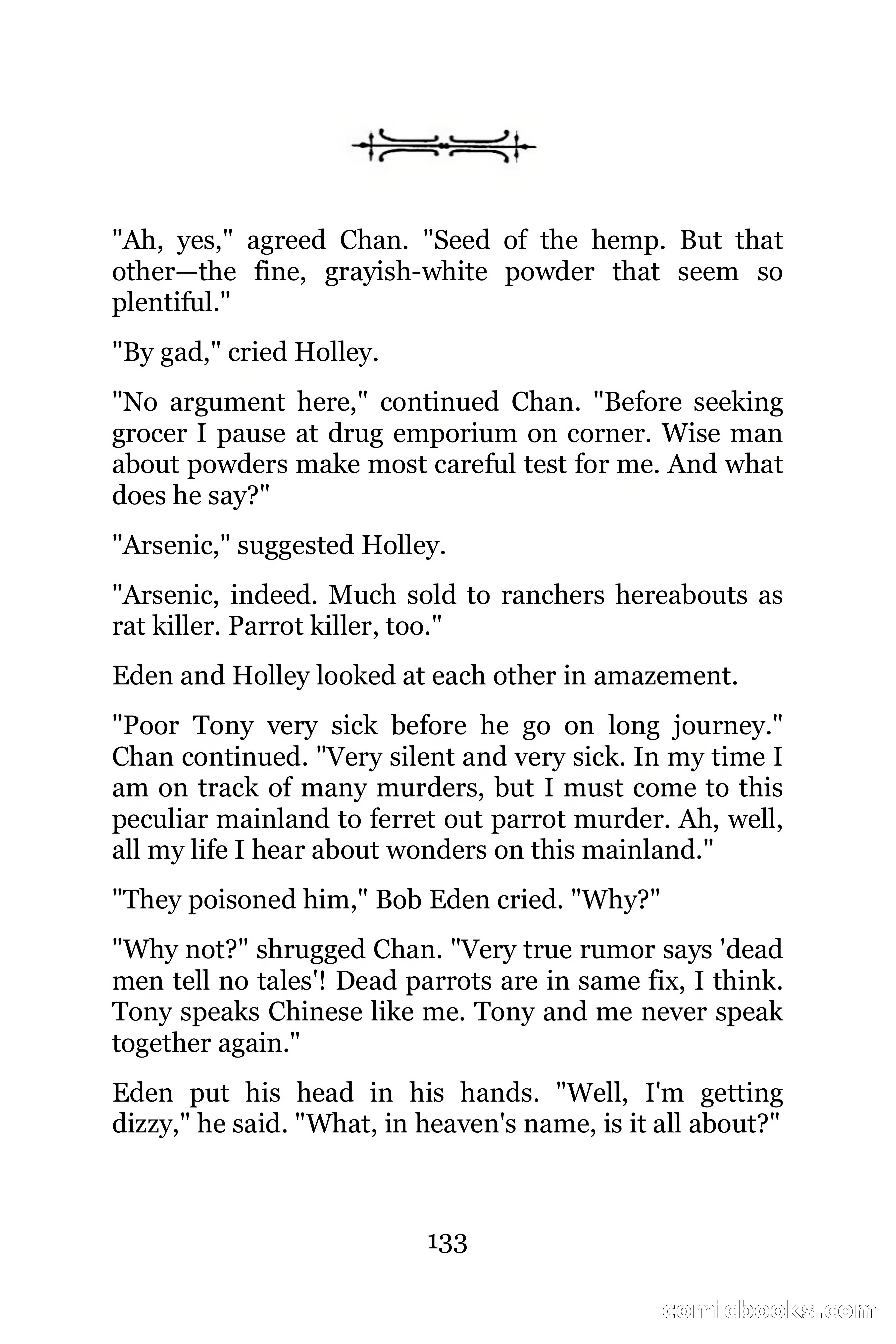 The Chinese Parrot (Charlie Chan Detective Series) — page 133 of 392