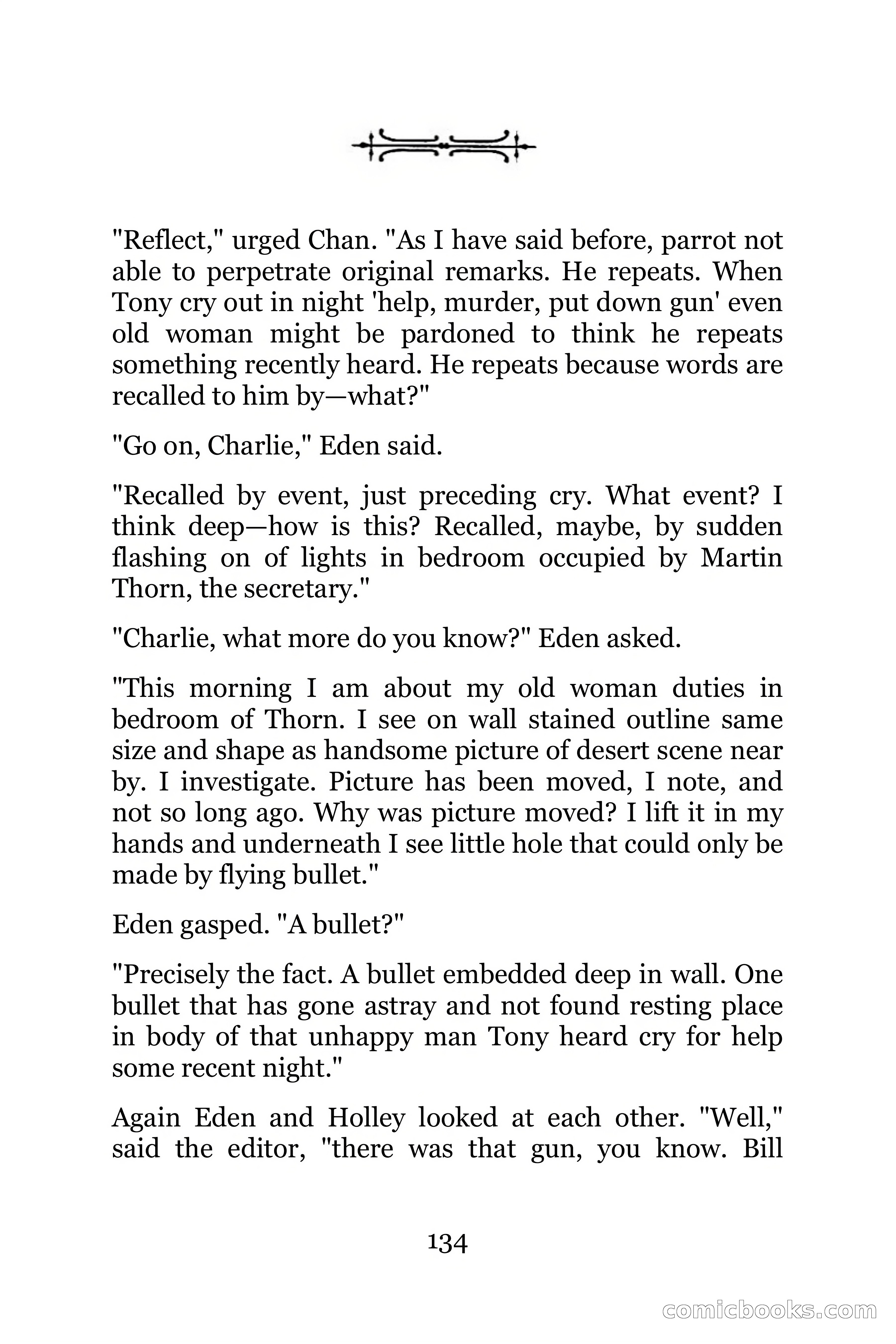 The Chinese Parrot (Charlie Chan Detective Series) — page 134 of 392