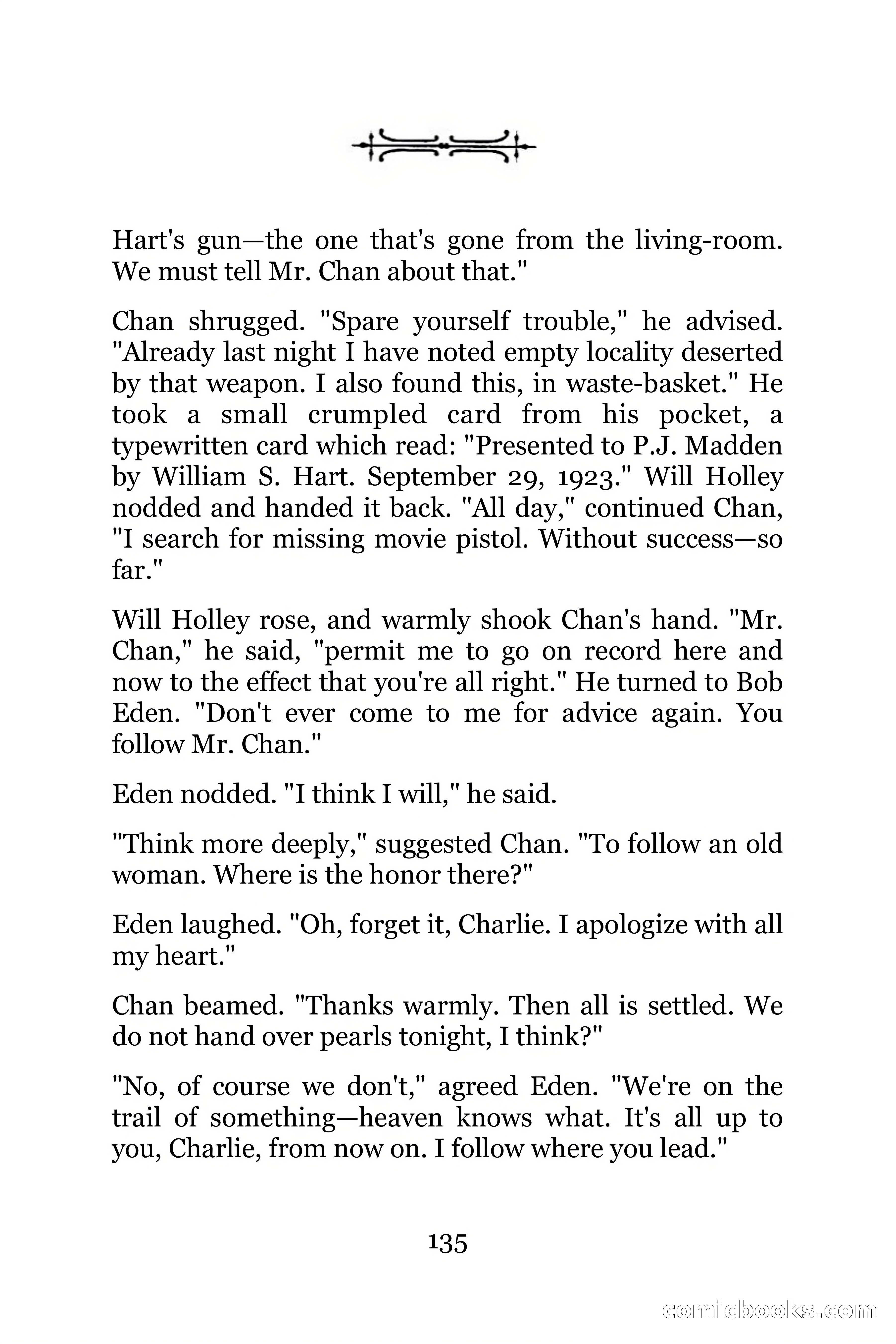 The Chinese Parrot (Charlie Chan Detective Series) — page 135 of 392