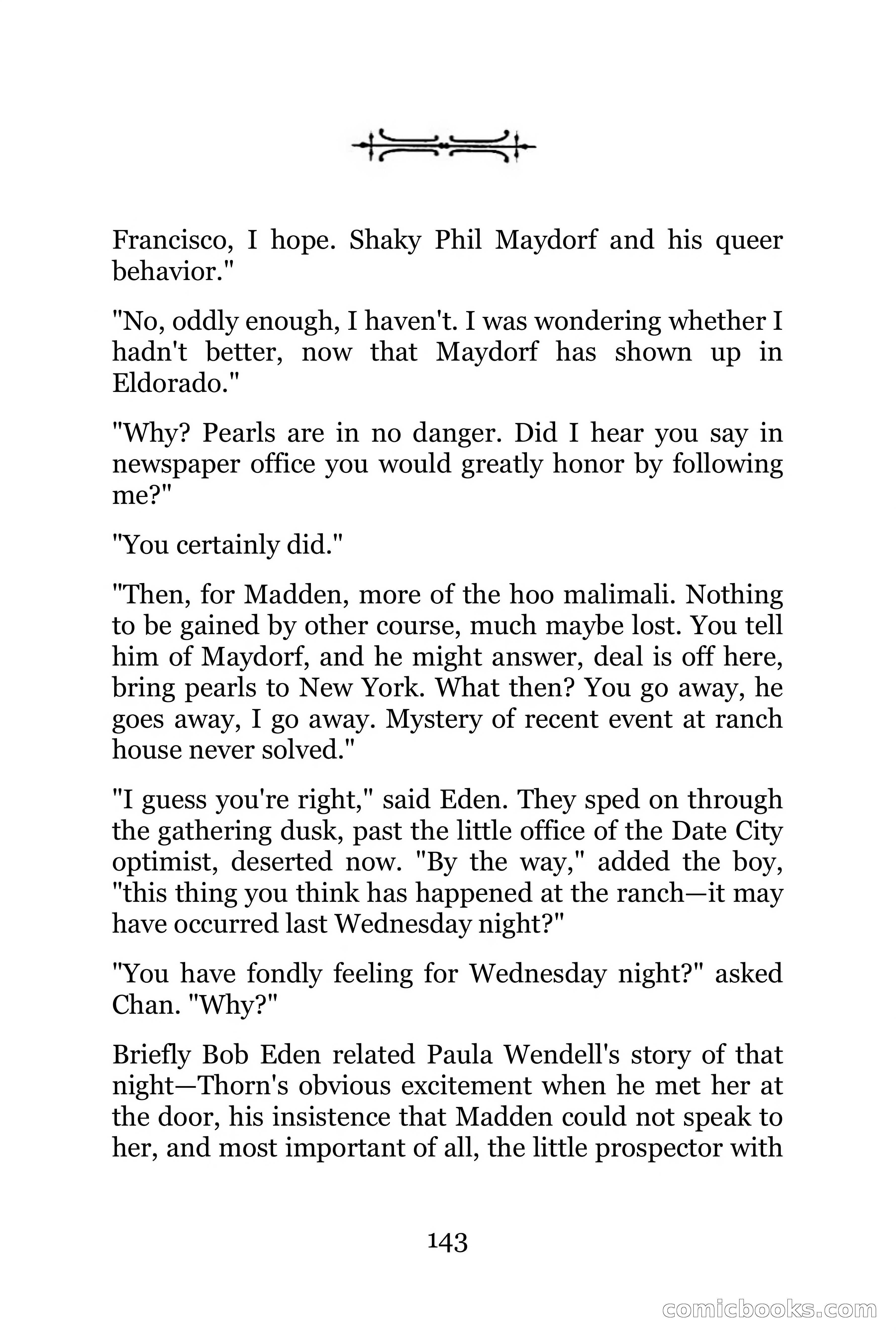 The Chinese Parrot (Charlie Chan Detective Series) — page 143 of 392