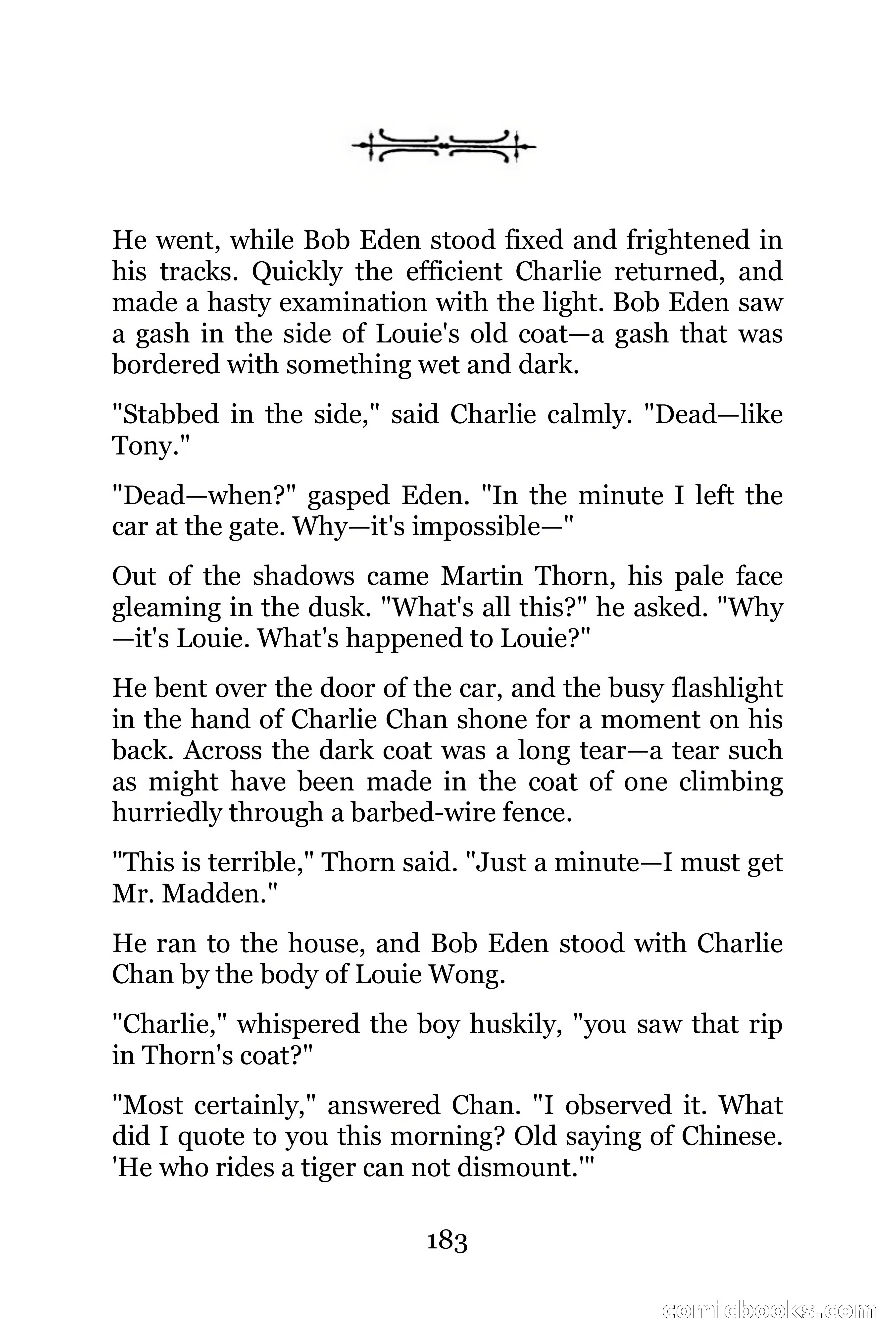 The Chinese Parrot (Charlie Chan Detective Series) — page 183 of 392
