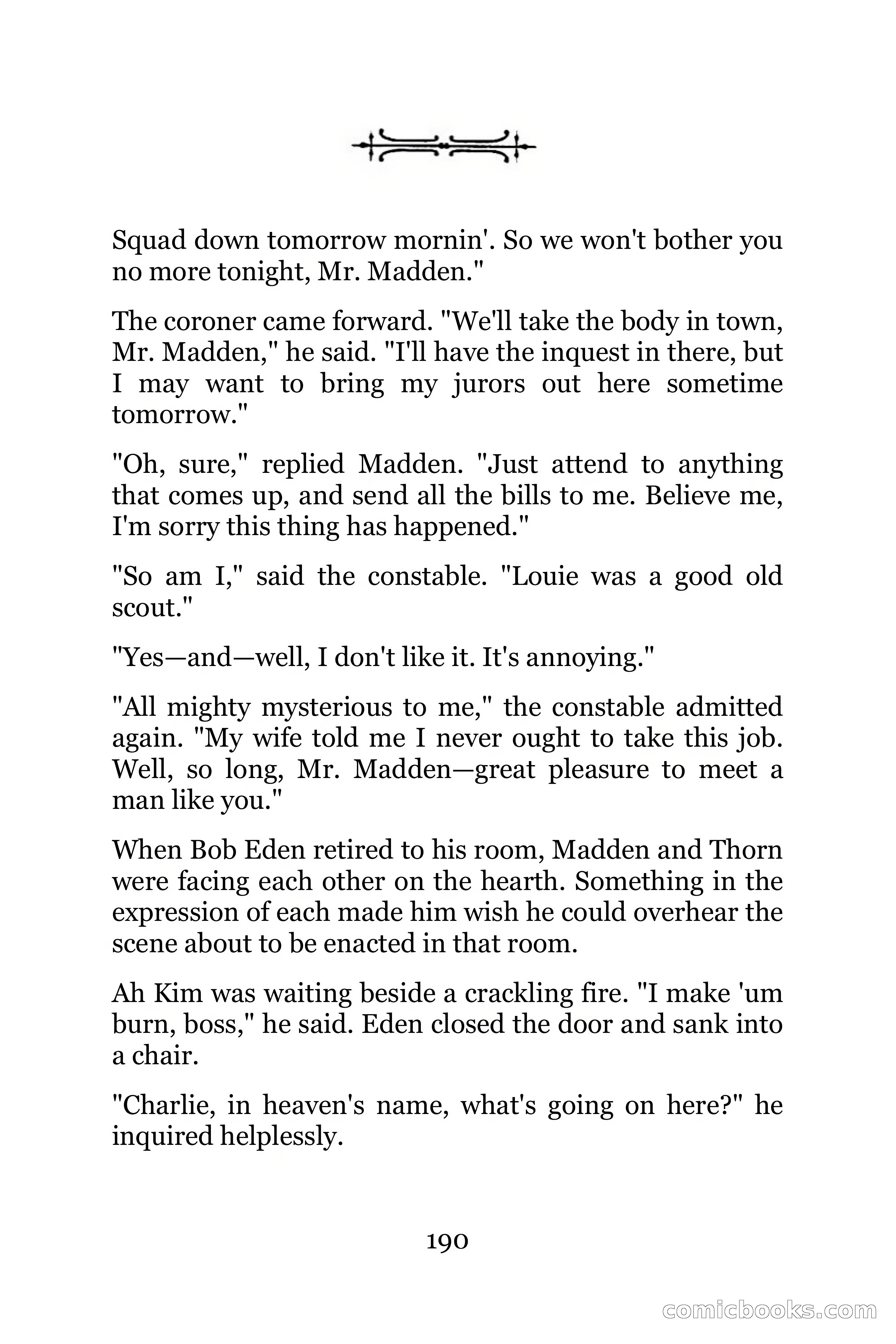 The Chinese Parrot (Charlie Chan Detective Series) — page 190 of 392