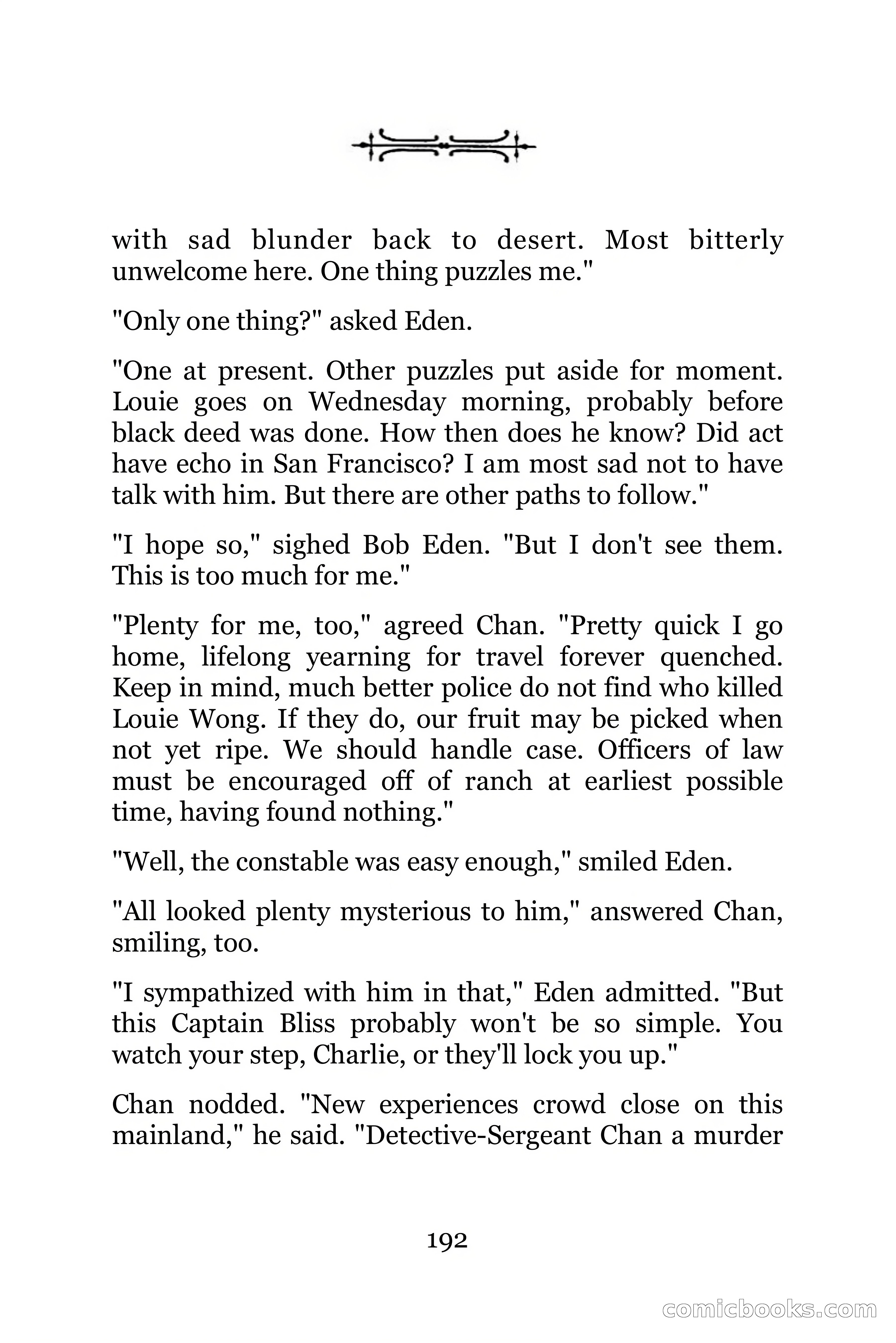 The Chinese Parrot (Charlie Chan Detective Series) — page 192 of 392