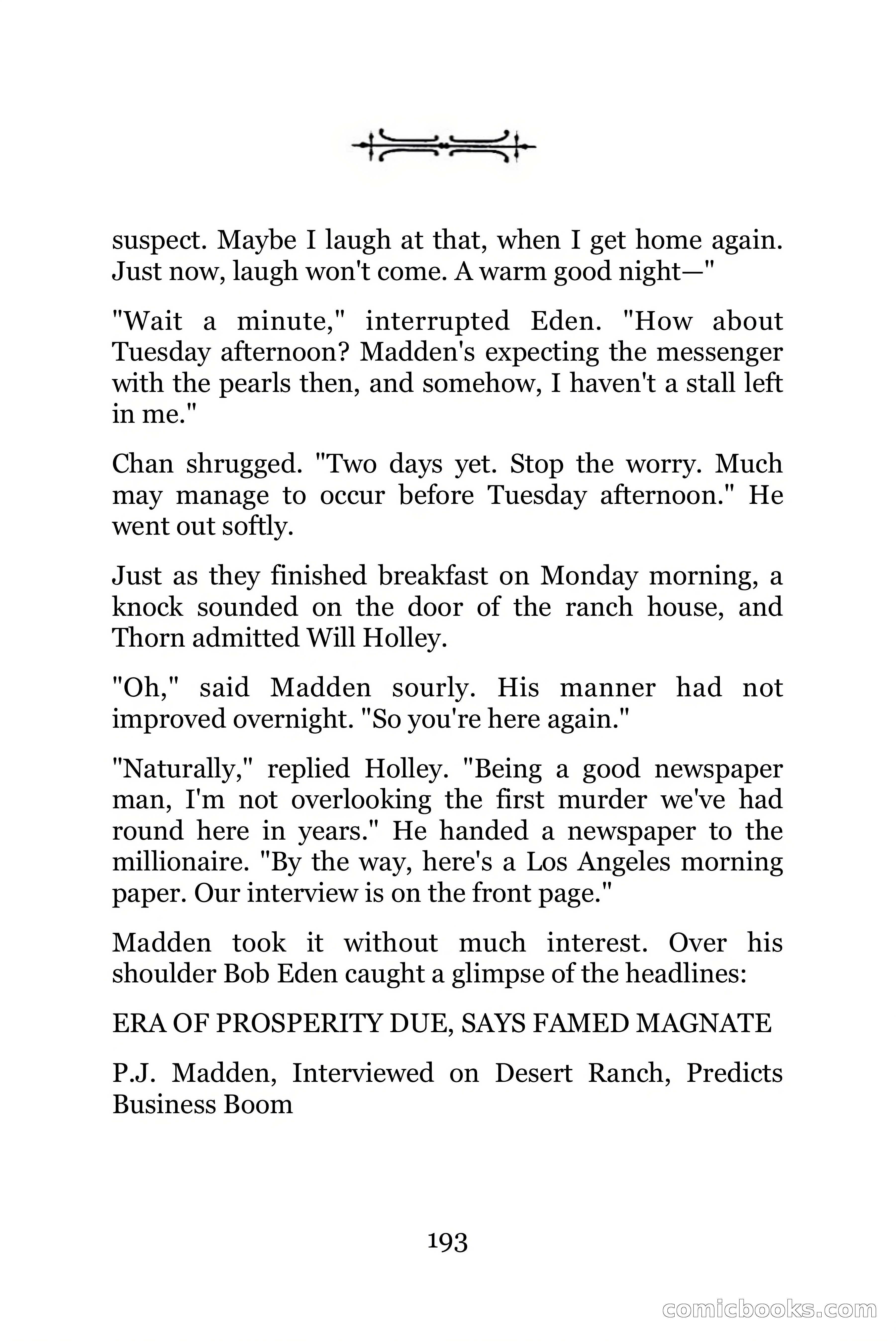 The Chinese Parrot (Charlie Chan Detective Series) — page 193 of 392