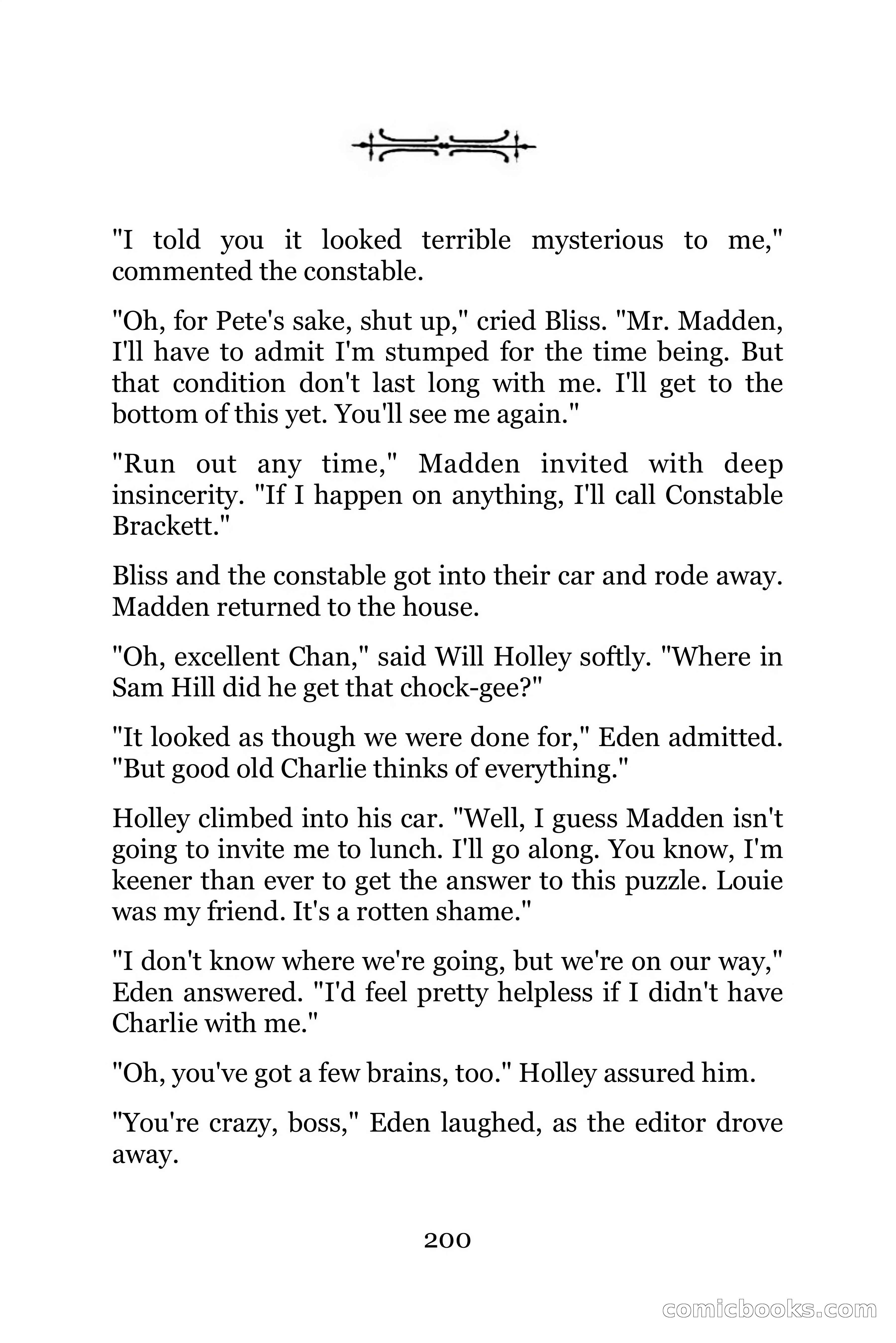 The Chinese Parrot (Charlie Chan Detective Series) — page 200 of 392
