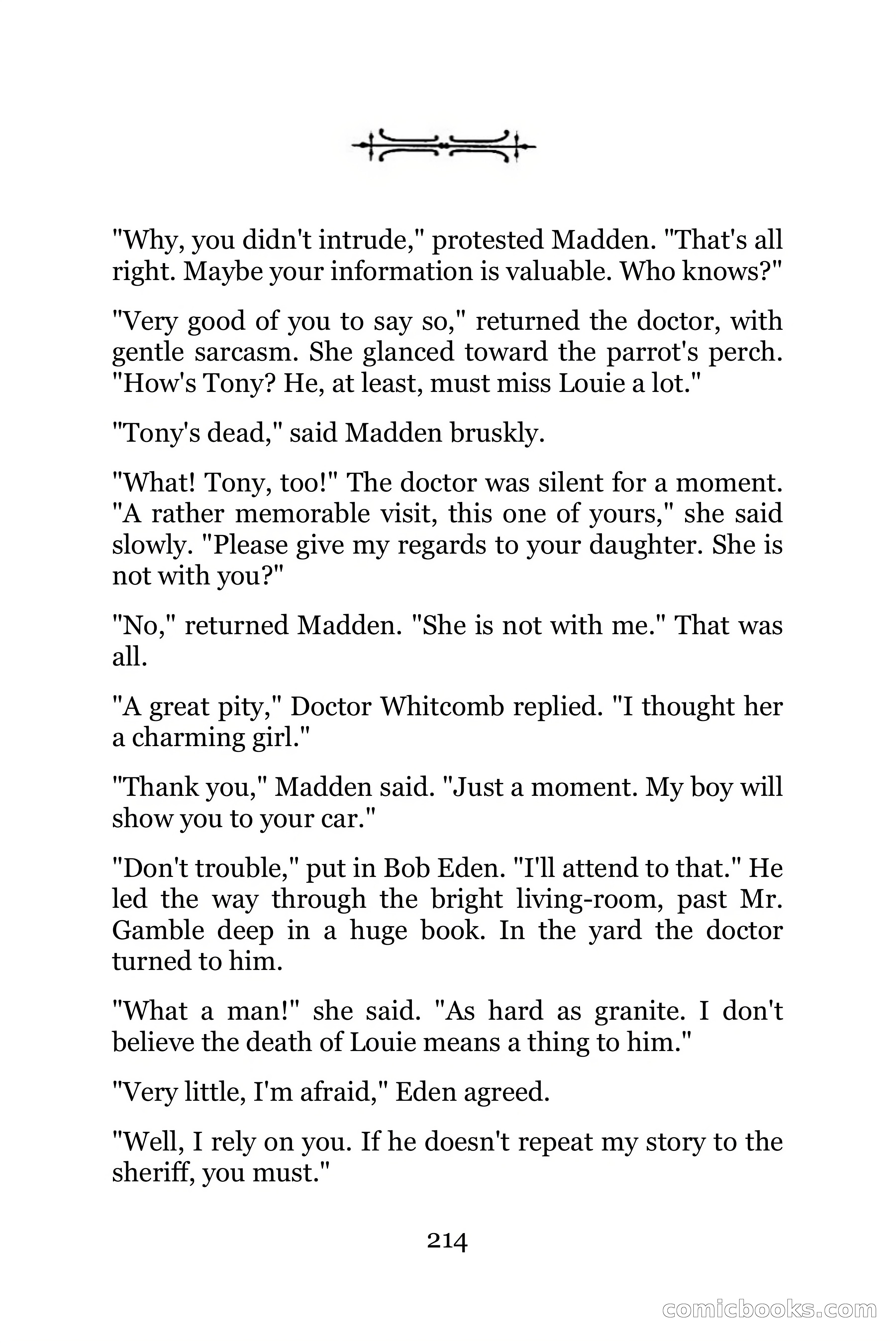 The Chinese Parrot (Charlie Chan Detective Series) — page 214 of 392