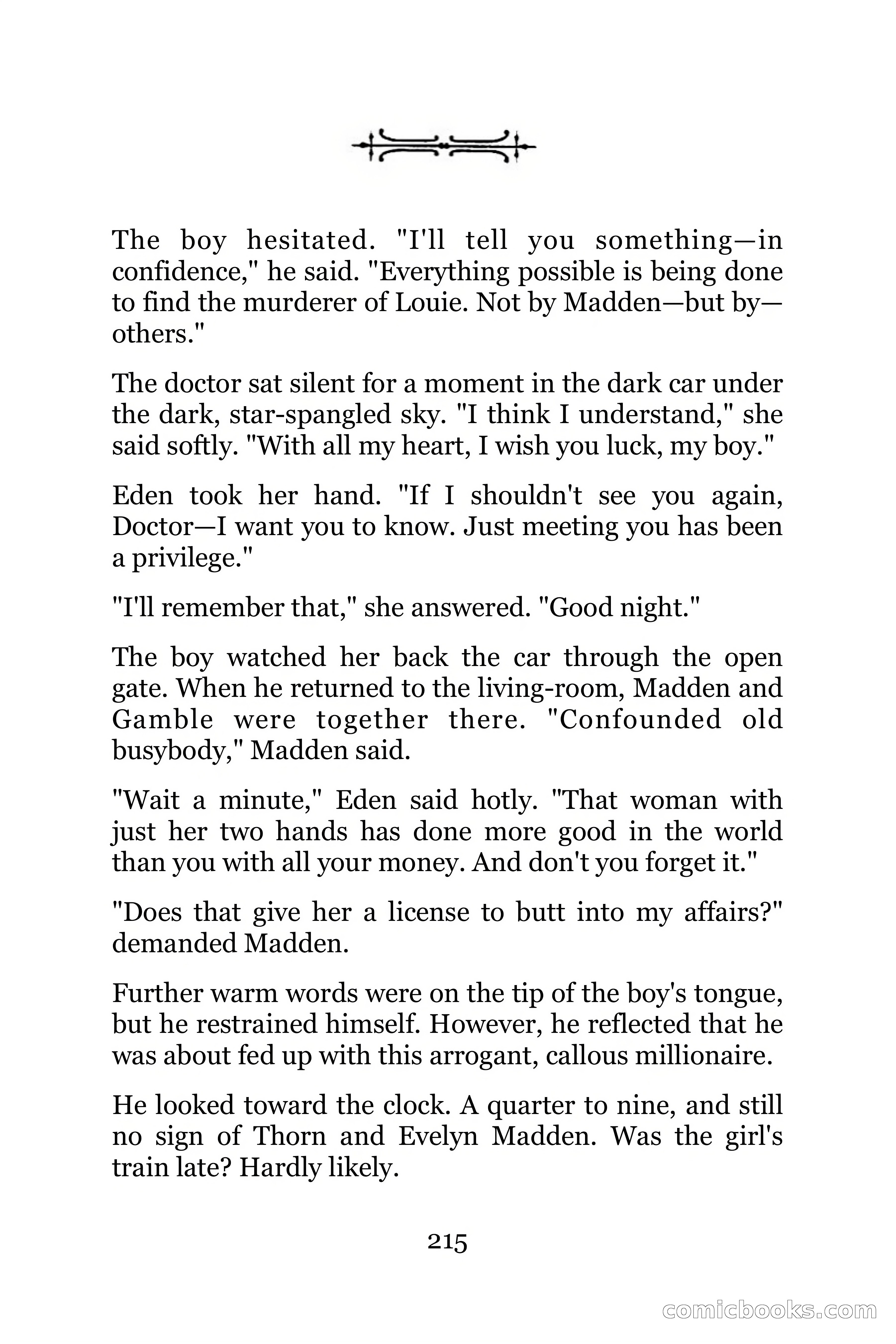 The Chinese Parrot (Charlie Chan Detective Series) — page 215 of 392
