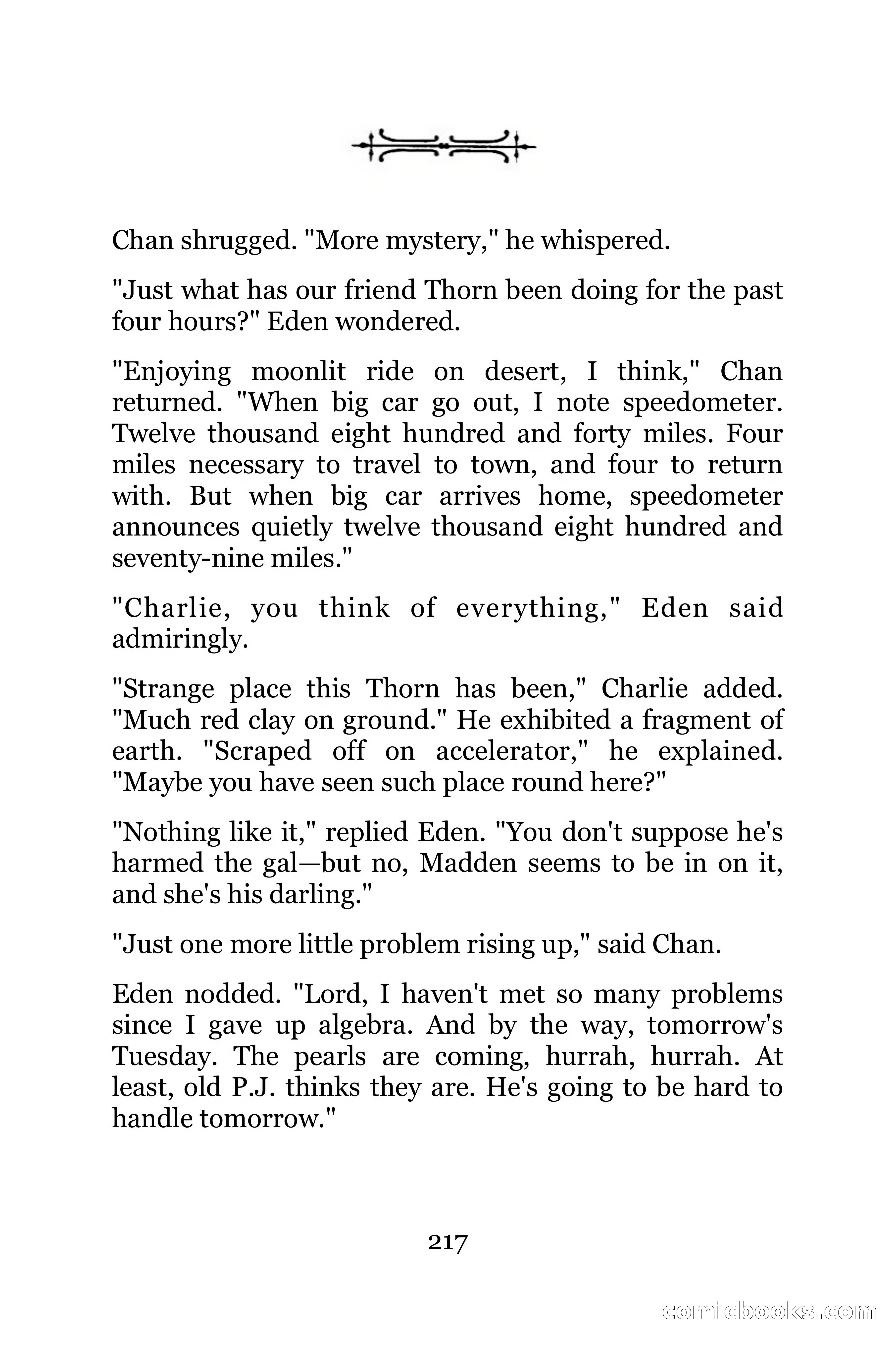 The Chinese Parrot (Charlie Chan Detective Series) — page 217 of 392