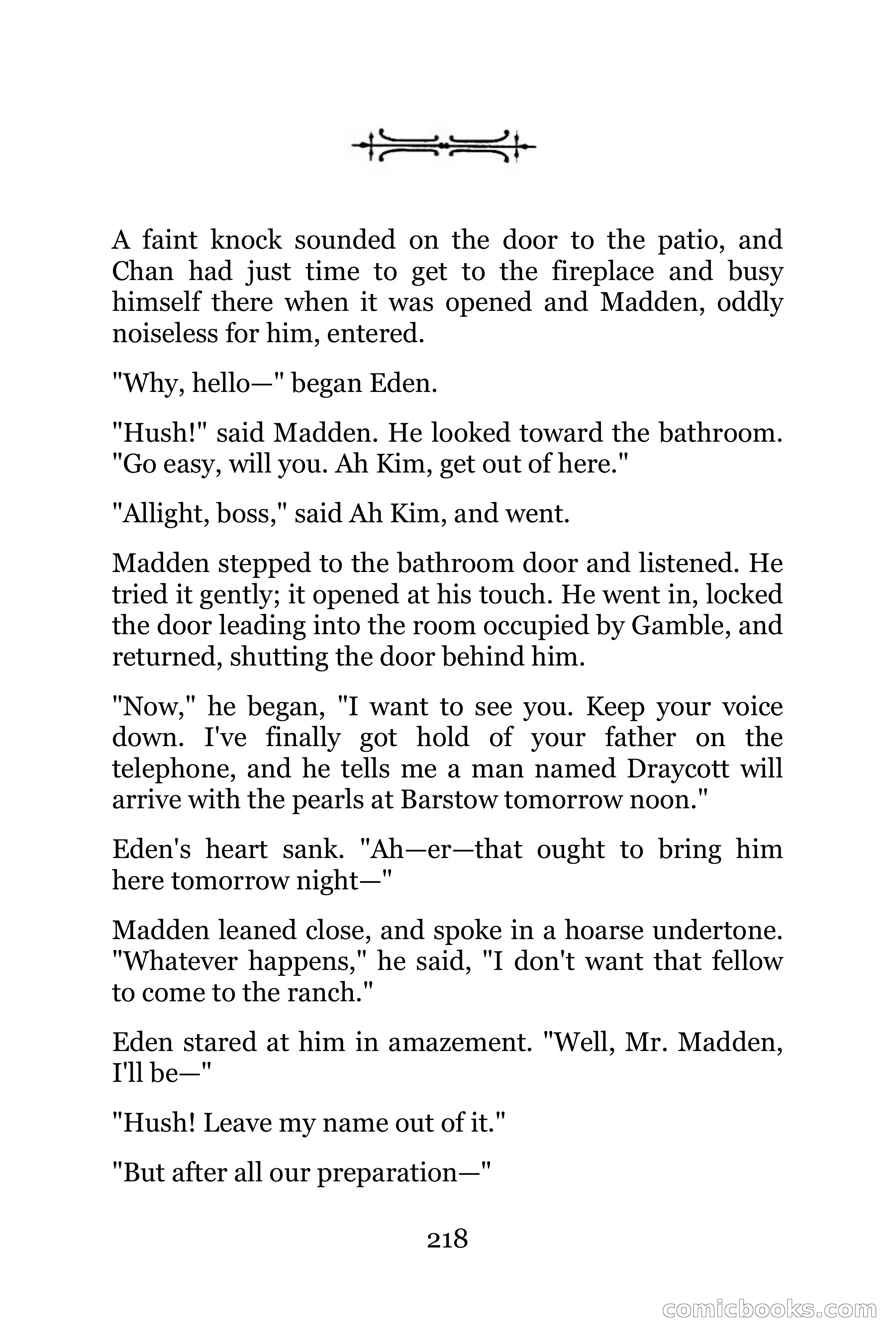 The Chinese Parrot (Charlie Chan Detective Series) — page 218 of 392