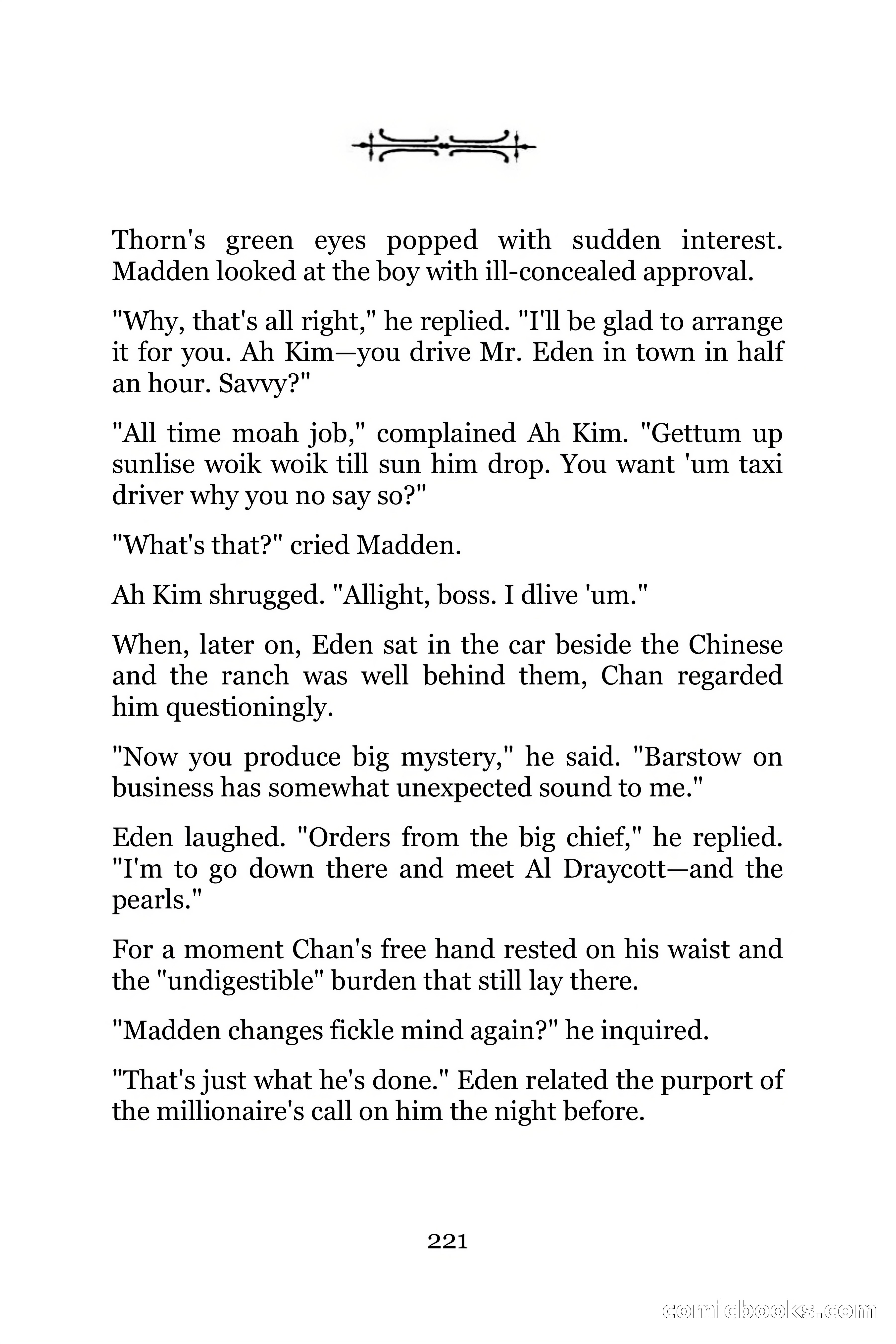 The Chinese Parrot (Charlie Chan Detective Series) — page 221 of 392