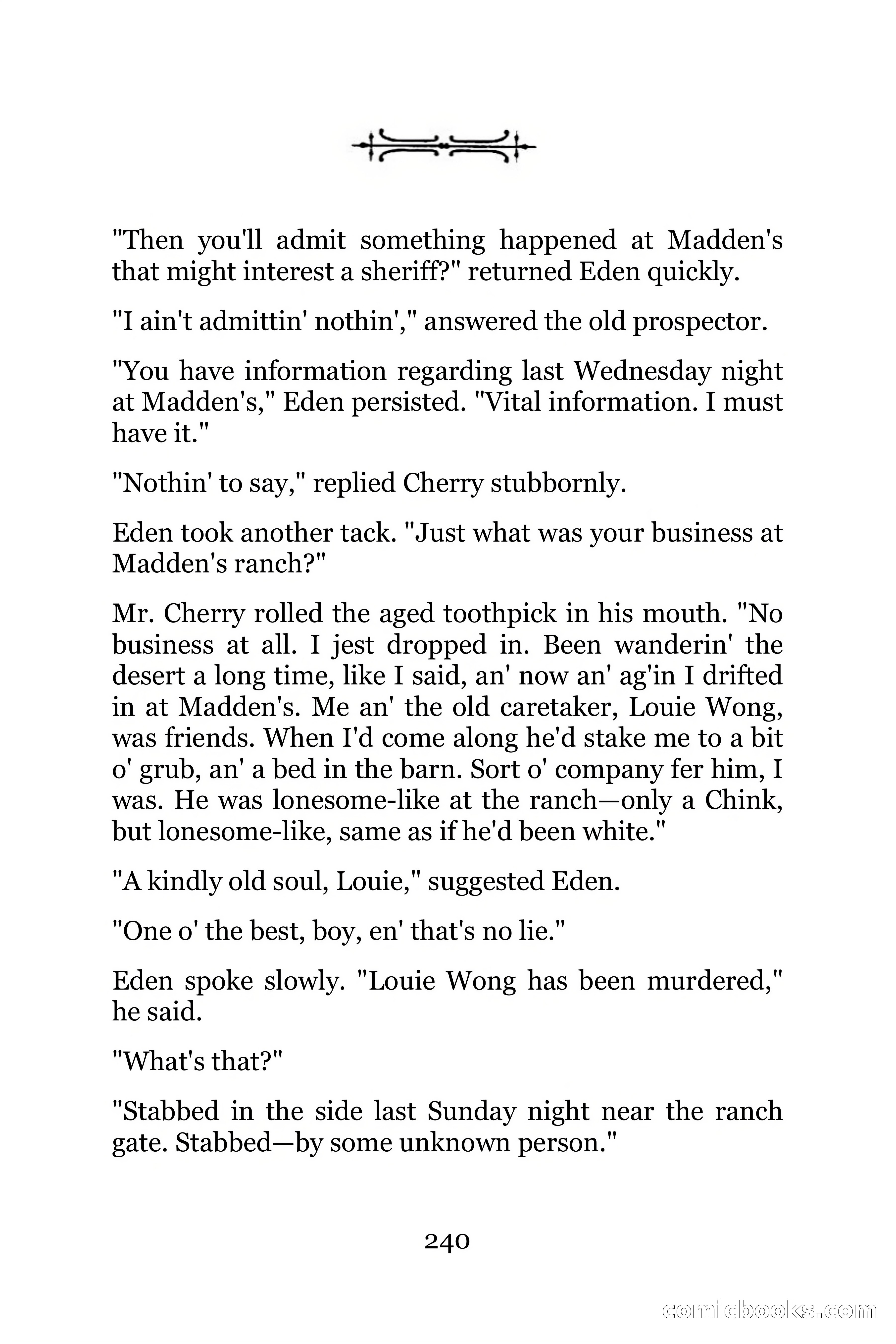 The Chinese Parrot (Charlie Chan Detective Series) — page 240 of 392