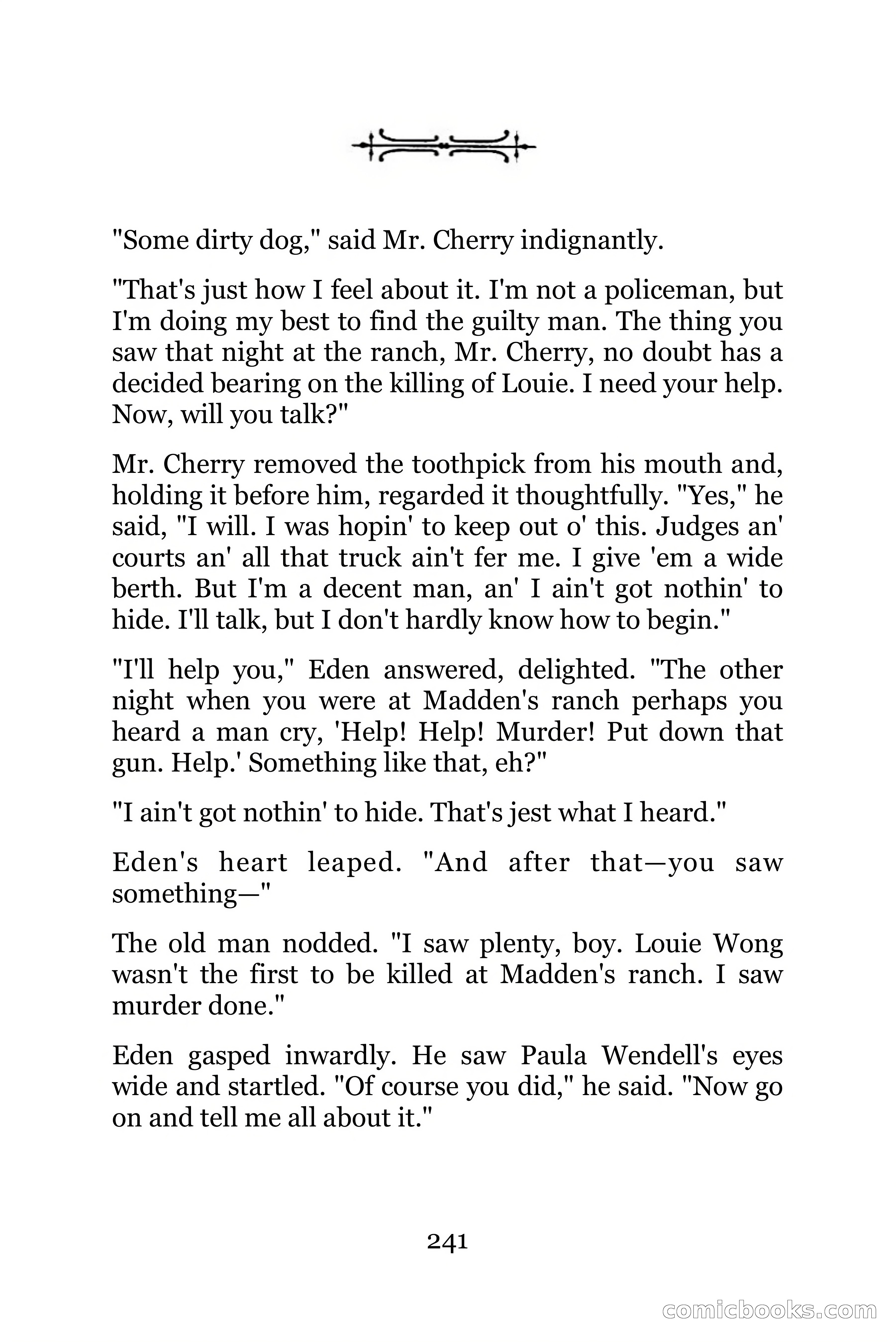 The Chinese Parrot (Charlie Chan Detective Series) — page 241 of 392