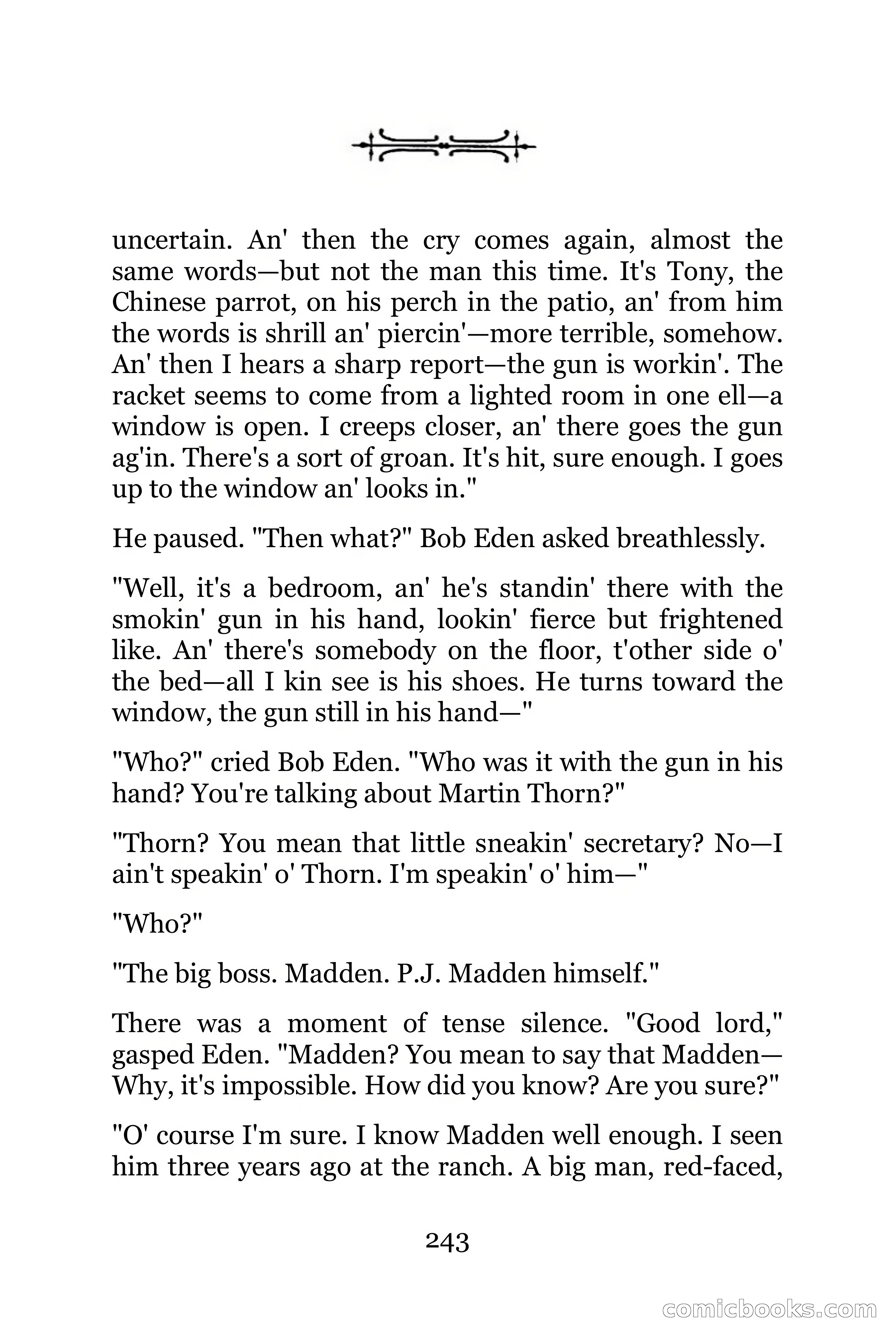 The Chinese Parrot (Charlie Chan Detective Series) — page 243 of 392